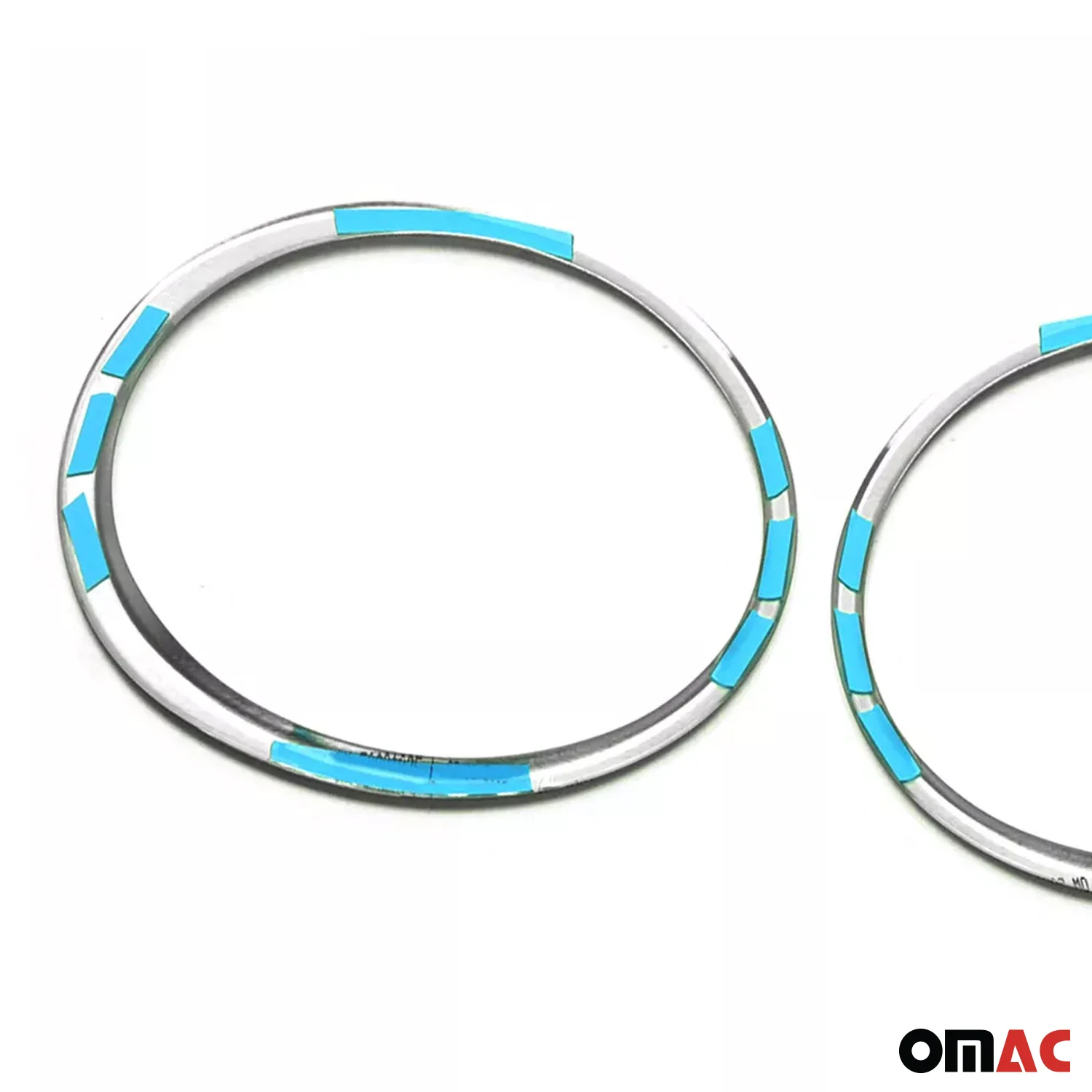 2015-2017 Nissan Juke Fog Light Headlight Lamp Surround Cover Silver 2 Pcs - Image 10
