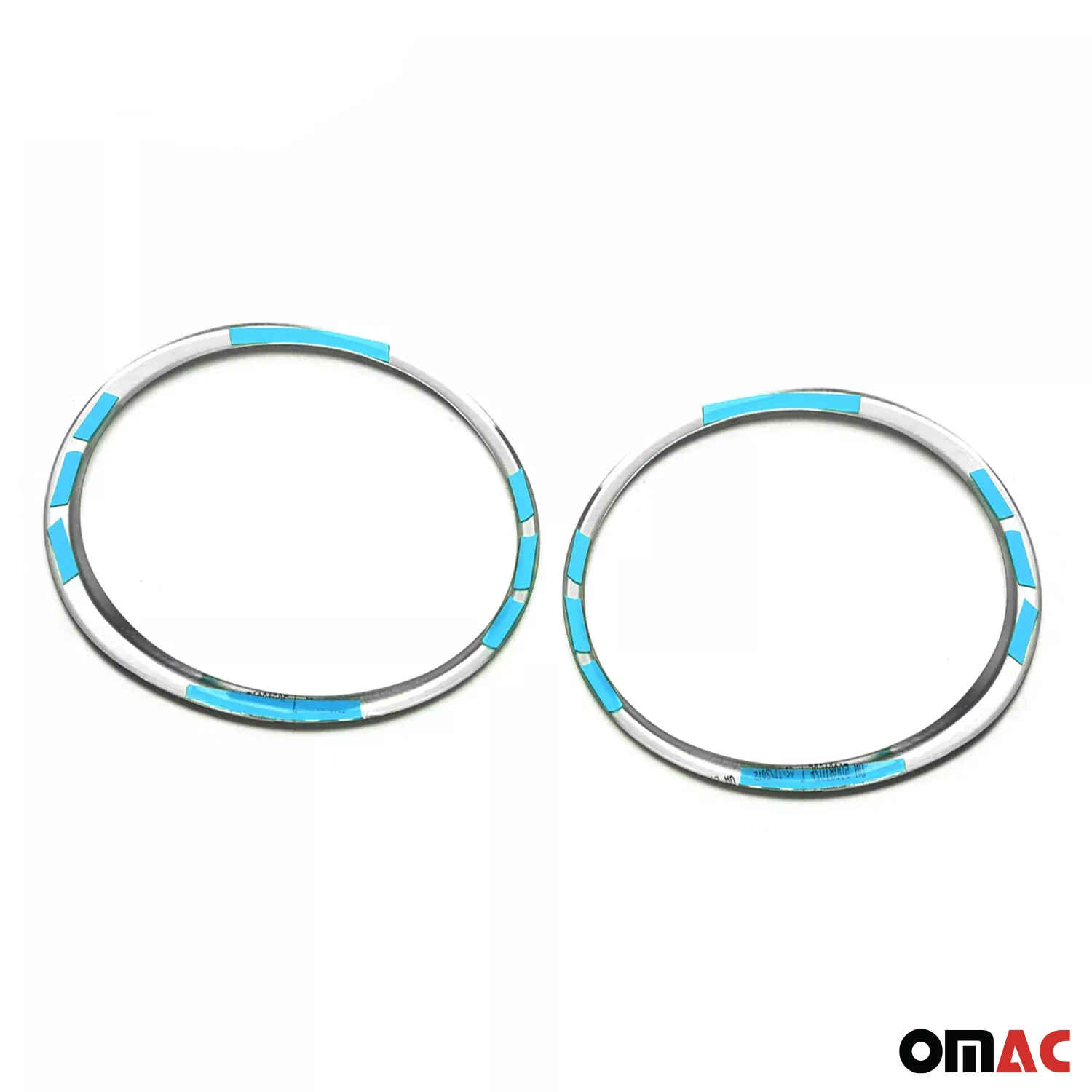 2011-2014 Nissan Juke Fog Light Headlight Lamp Surround Cover Silver 2 Pcs - Image 5