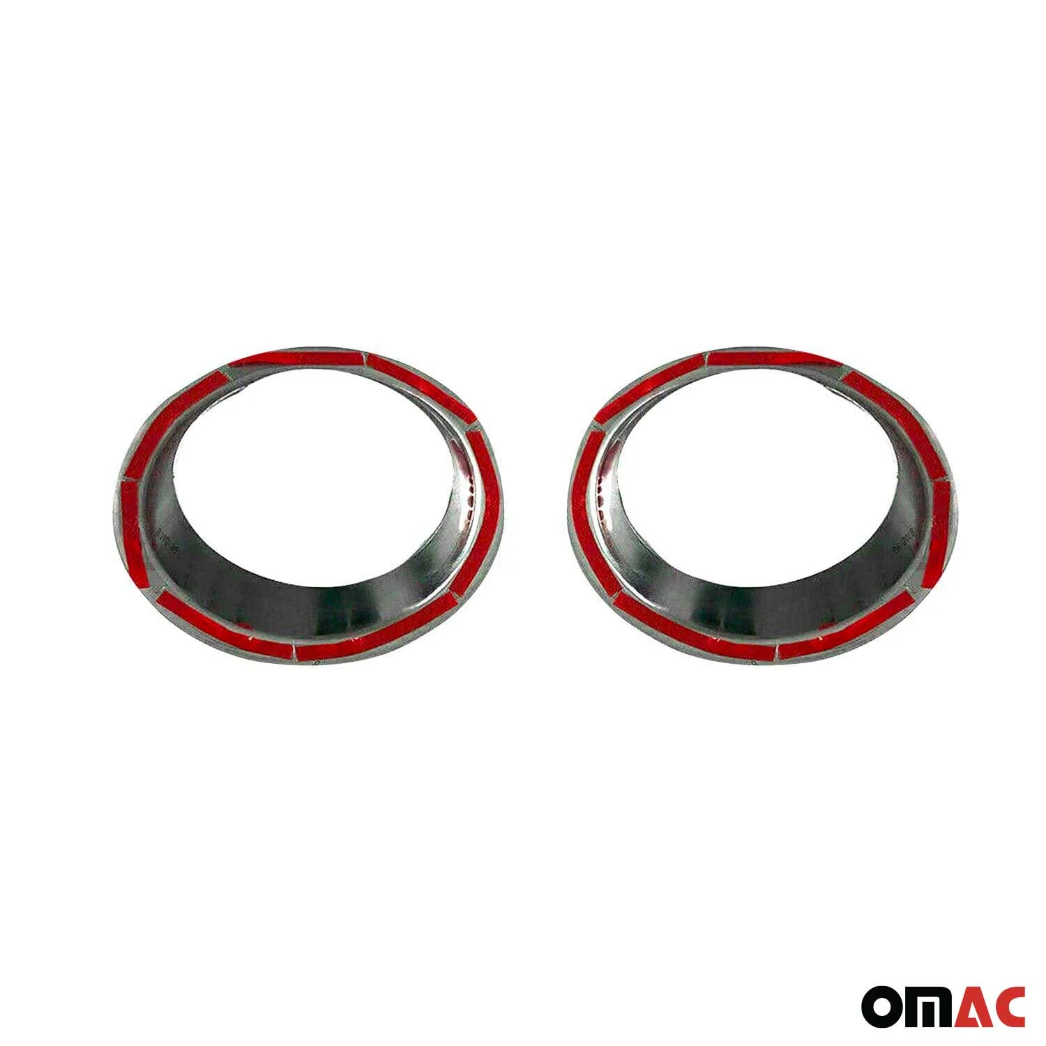 2010-2013 Kia Soul Fog Light Lamp Bezel Cover Stainless Steel Silver 2 Pcs - Image 5