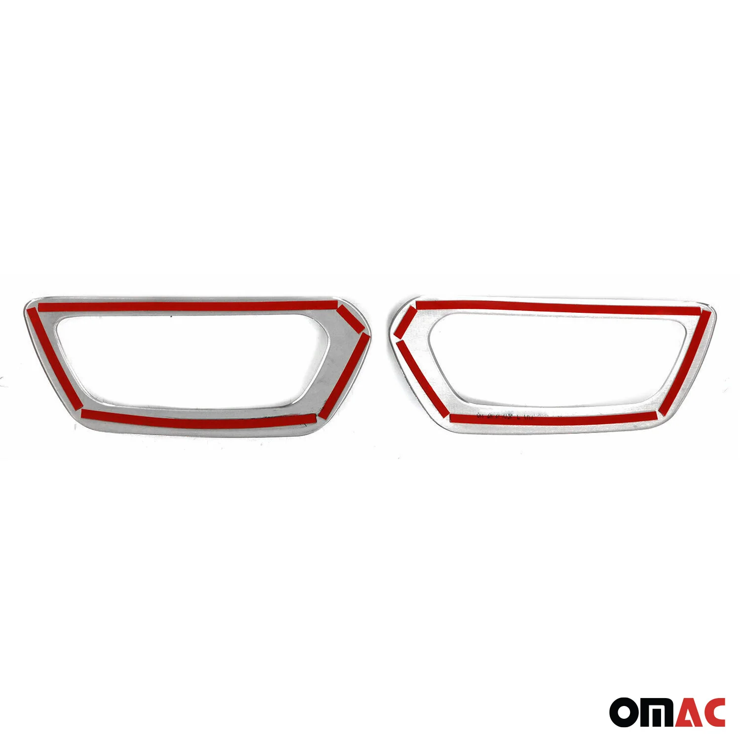 2021-2026 Ford Transit Fog Light Lamp Bezel Cover Stainless Steel Silver 2 Pcs - Image 5