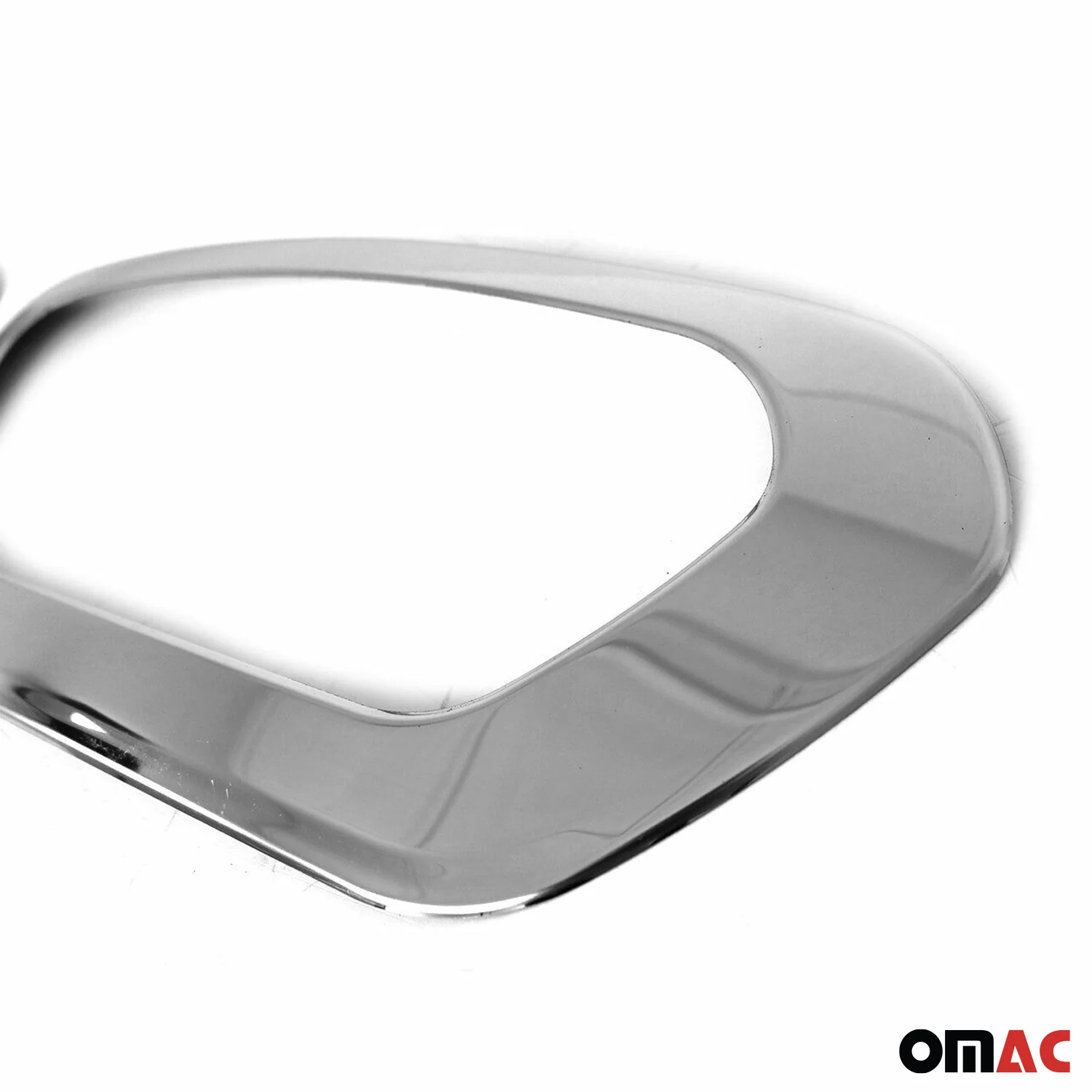 2021-2026 Ford Transit Fog Light Lamp Bezel Cover Stainless Steel Silver 2 Pcs - Image 6