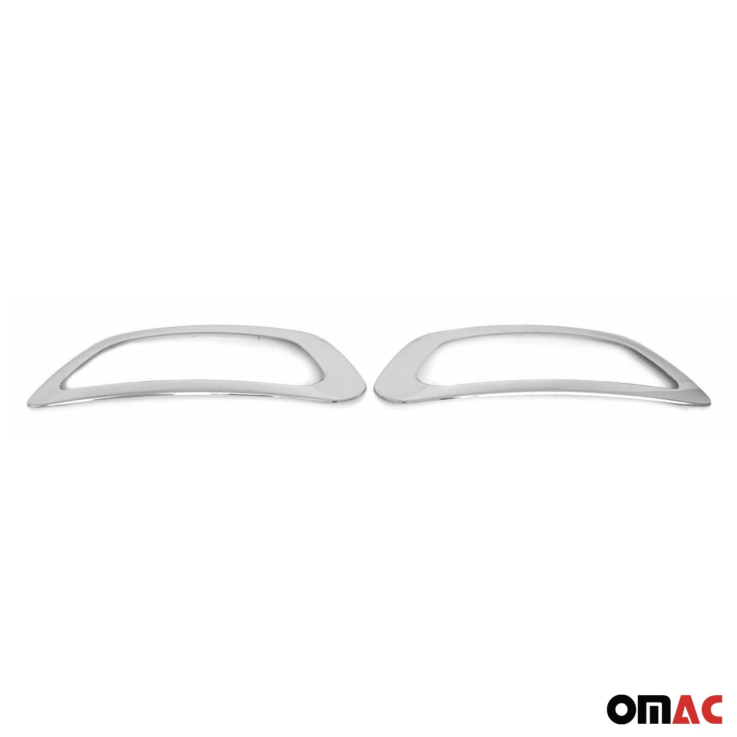 2021-2026 Ford Transit Fog Light Lamp Bezel Cover Stainless Steel Silver 2 Pcs - Image 7