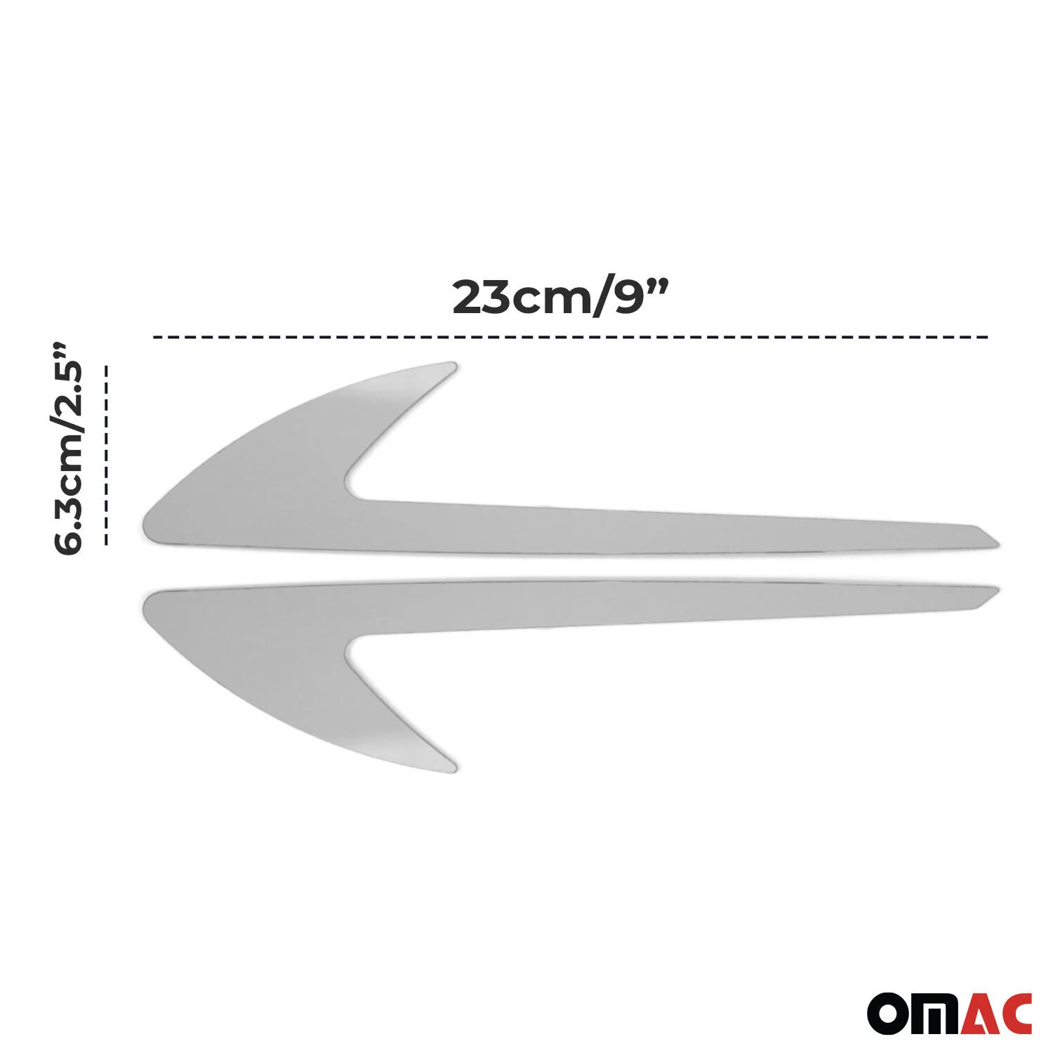 Buick Side Door Molding Trim Skirt Garnish Stainless Steel Gloss 2Pcs - Image 4