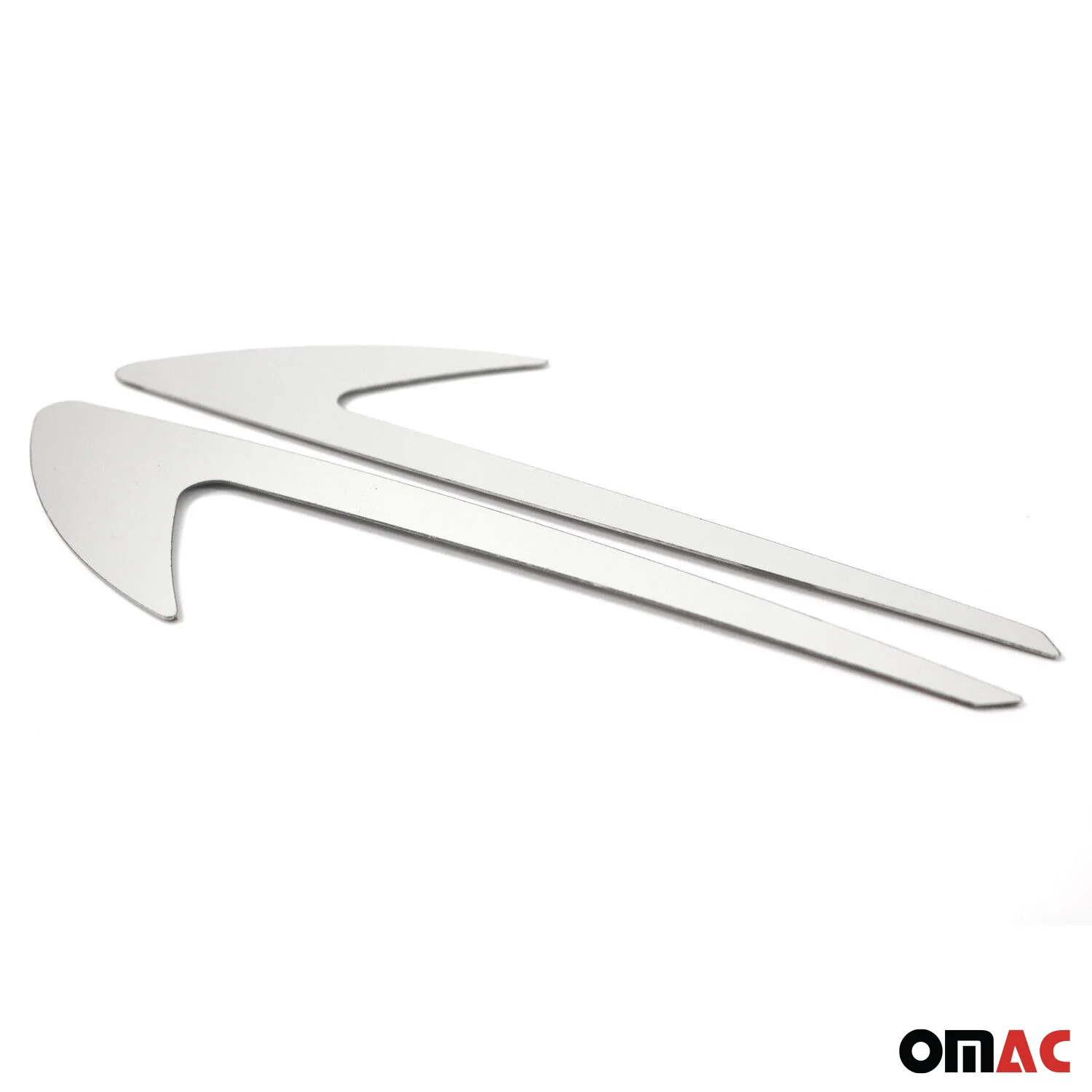 Buick Side Door Molding Trim Skirt Garnish Stainless Steel Gloss 2Pcs - Image 8