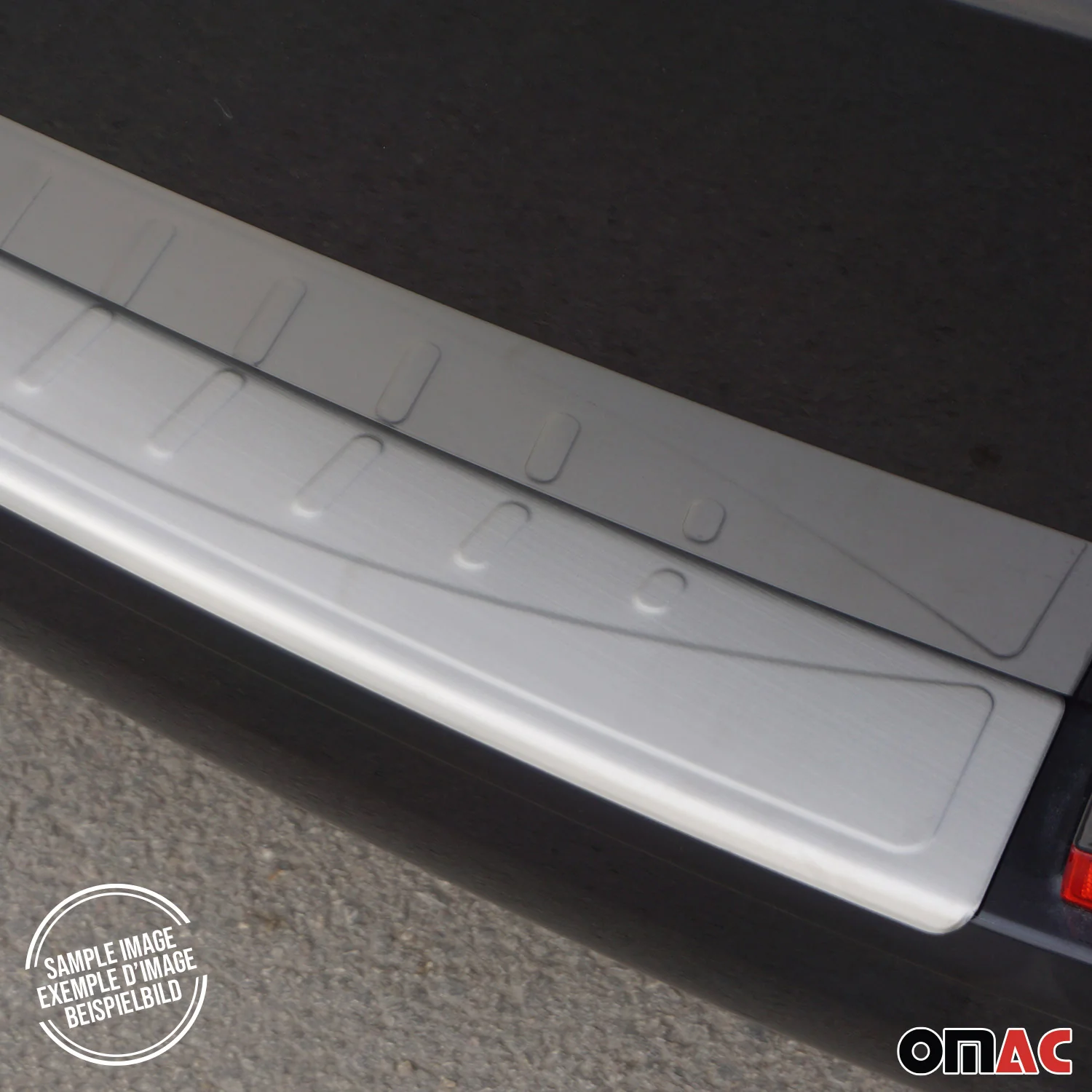 1997-2004 Audi A6 4B Avant Rear Bumper Guard Stainless Steel Brushed - Image 6
