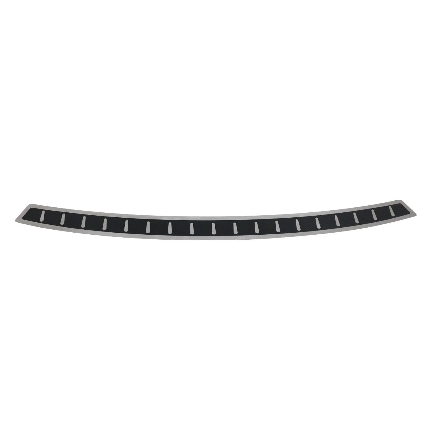 2018-2020 Buick Regal TourX Rear Bumper Sill Cover Guard Stainless Steel Carbon Foiled - Image 2
