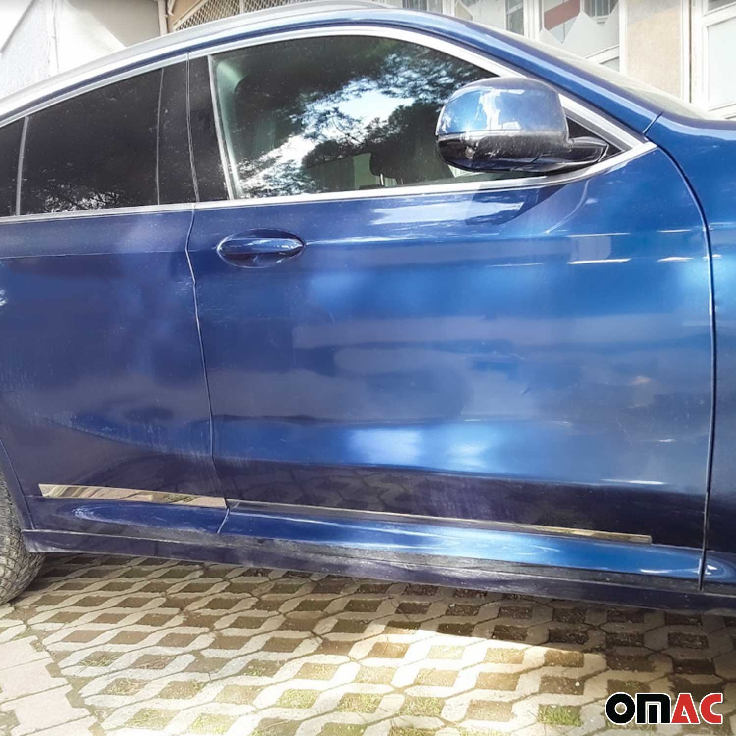 2019-2025 BMW X4 G02 2.gen Side Door Molding Trim Skirt Garnish Stainless Steel 4x - Image 2