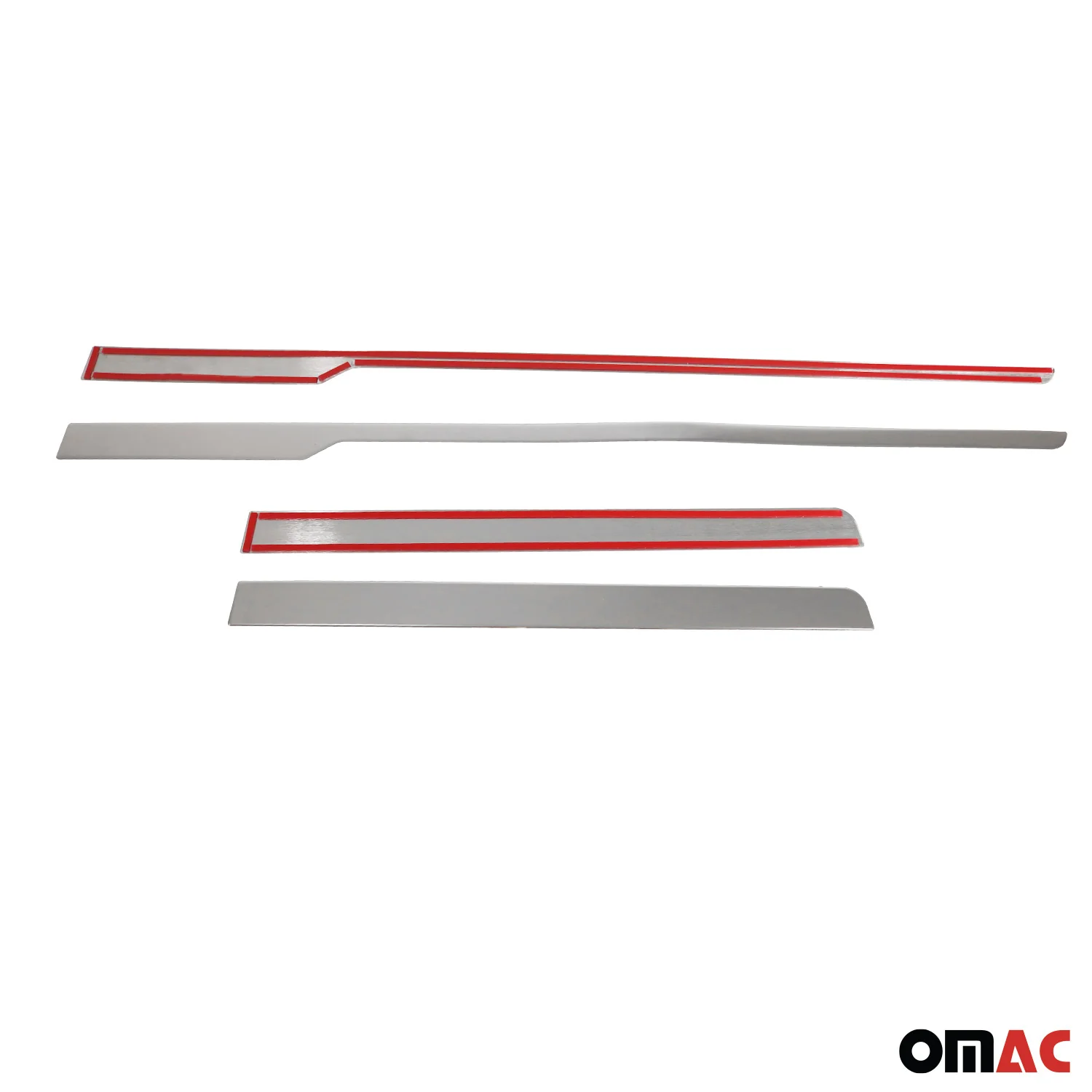 2022-2026 Hyundai Tucson Side Door Molding Trim Stainless Steel Silver 4x - Image 5