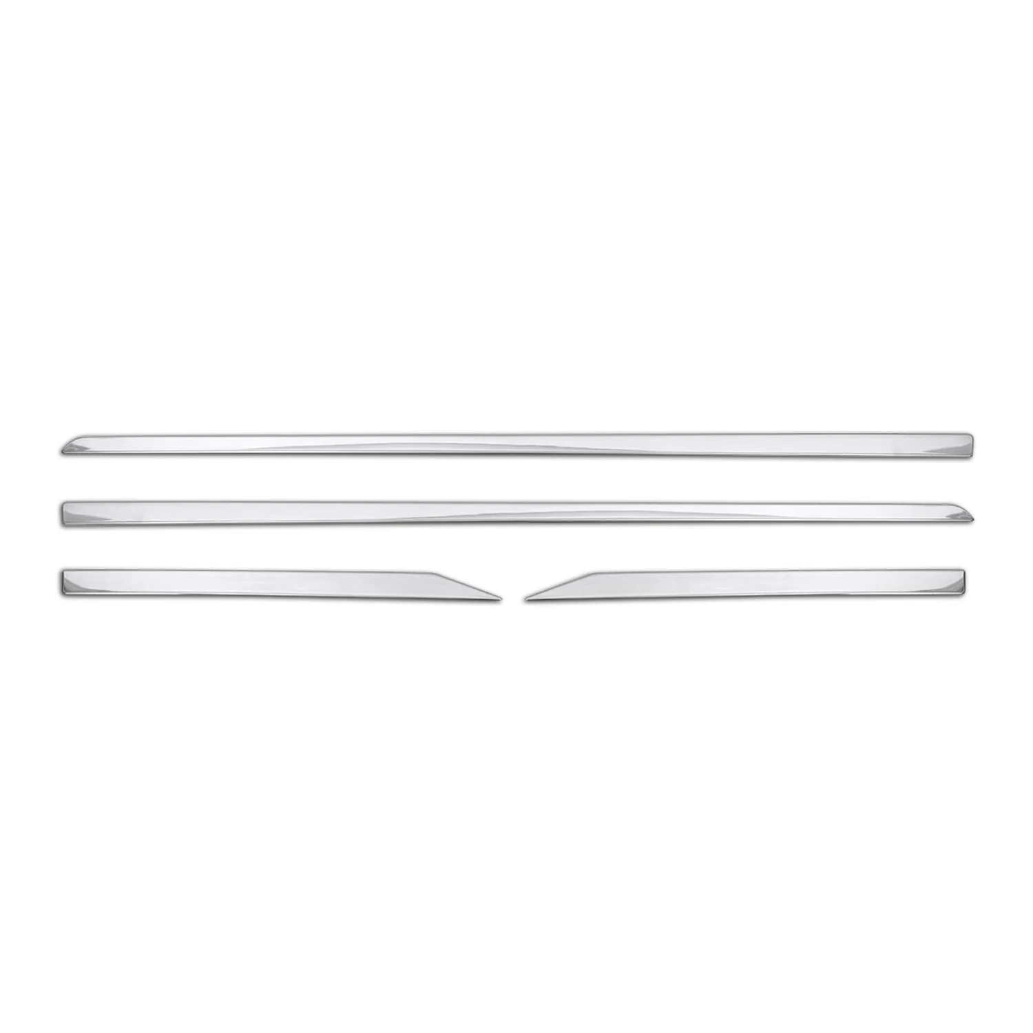 2011-2017 Lexus CT 200h Side Door Molding Trim Skirt Garnish Stainless Steel Silver 4Pcs - Image 6