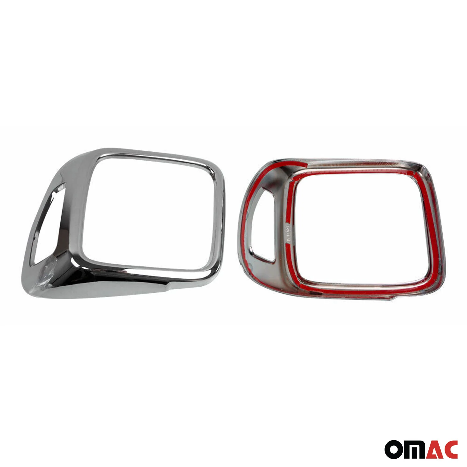2015-2024 Jeep Renegade Trunk Tail Light Trim Frame Chrome Silver 2 Pcs - Image 5