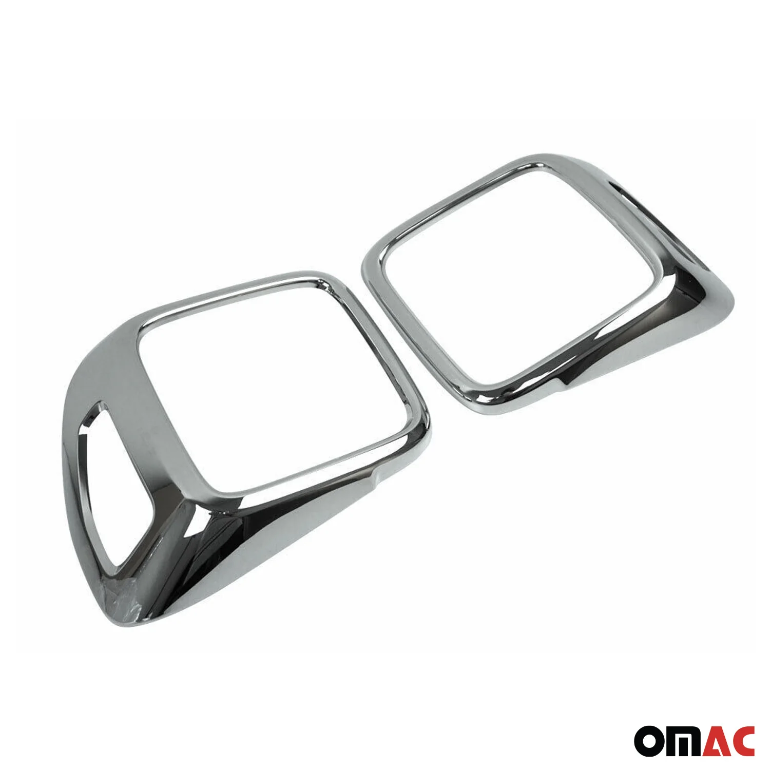 2015-2024 Jeep Renegade Trunk Tail Light Trim Frame Chrome Silver 2 Pcs - Image 6