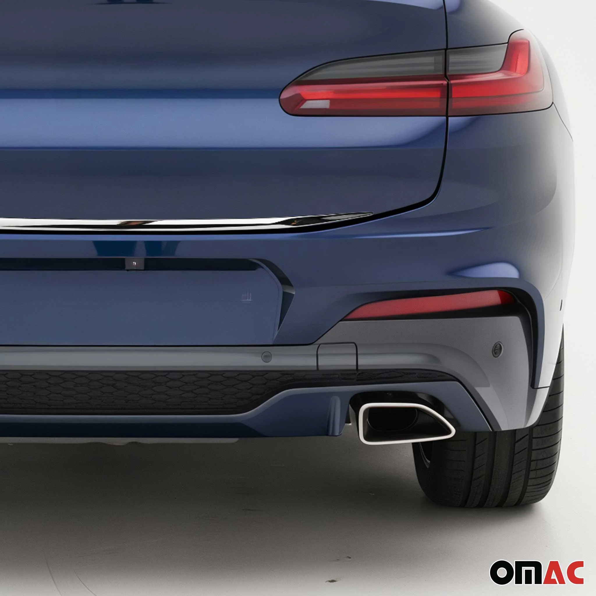 2019-2025 BMW X4 G02 2.gen Rear Trunk Lid Molding Trim Stainless Steel Silver 1Pc - Image 3
