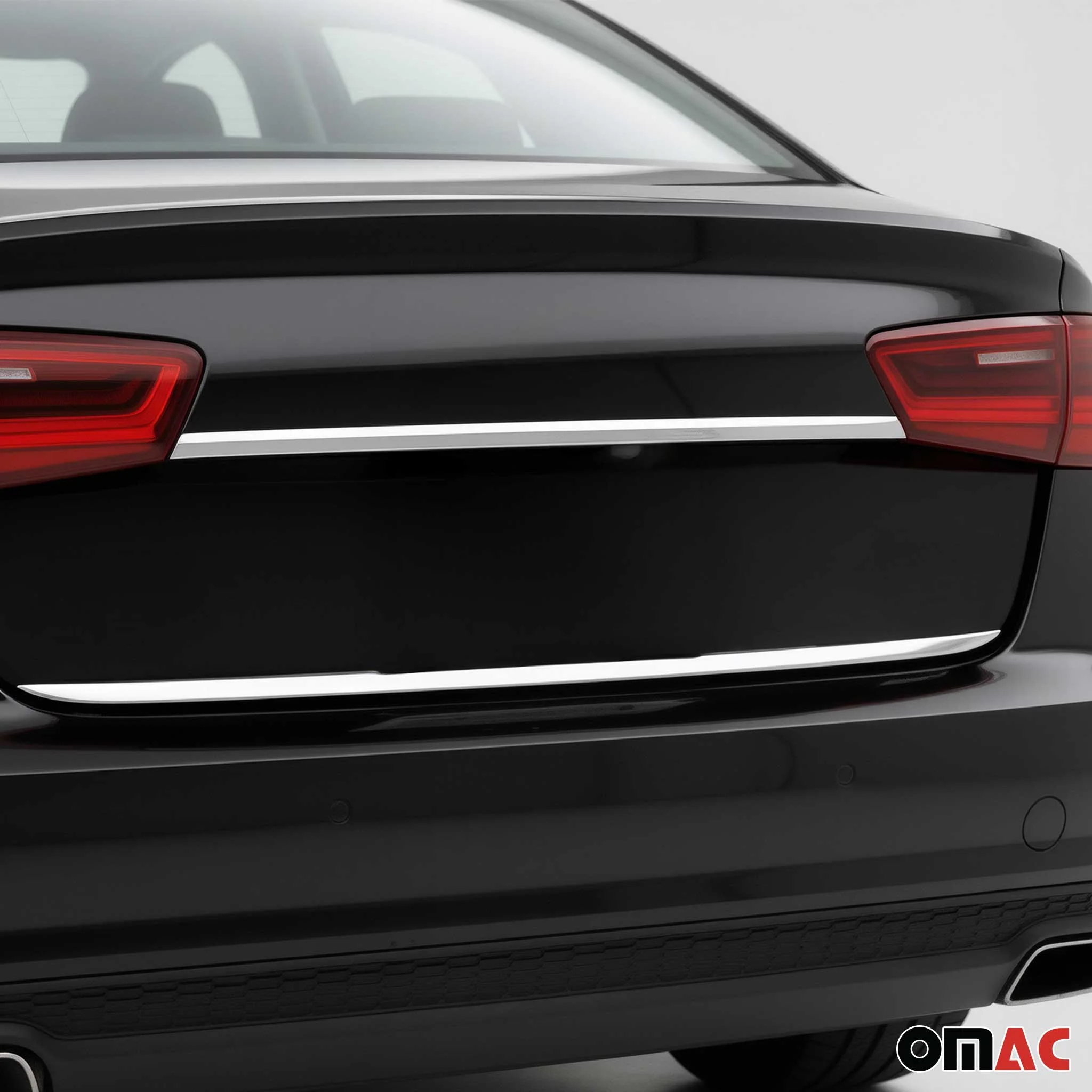2016-2018 Audi A6 C7 FL Sedan Trunk Door Handle Cover Stainless Steel - Image 3