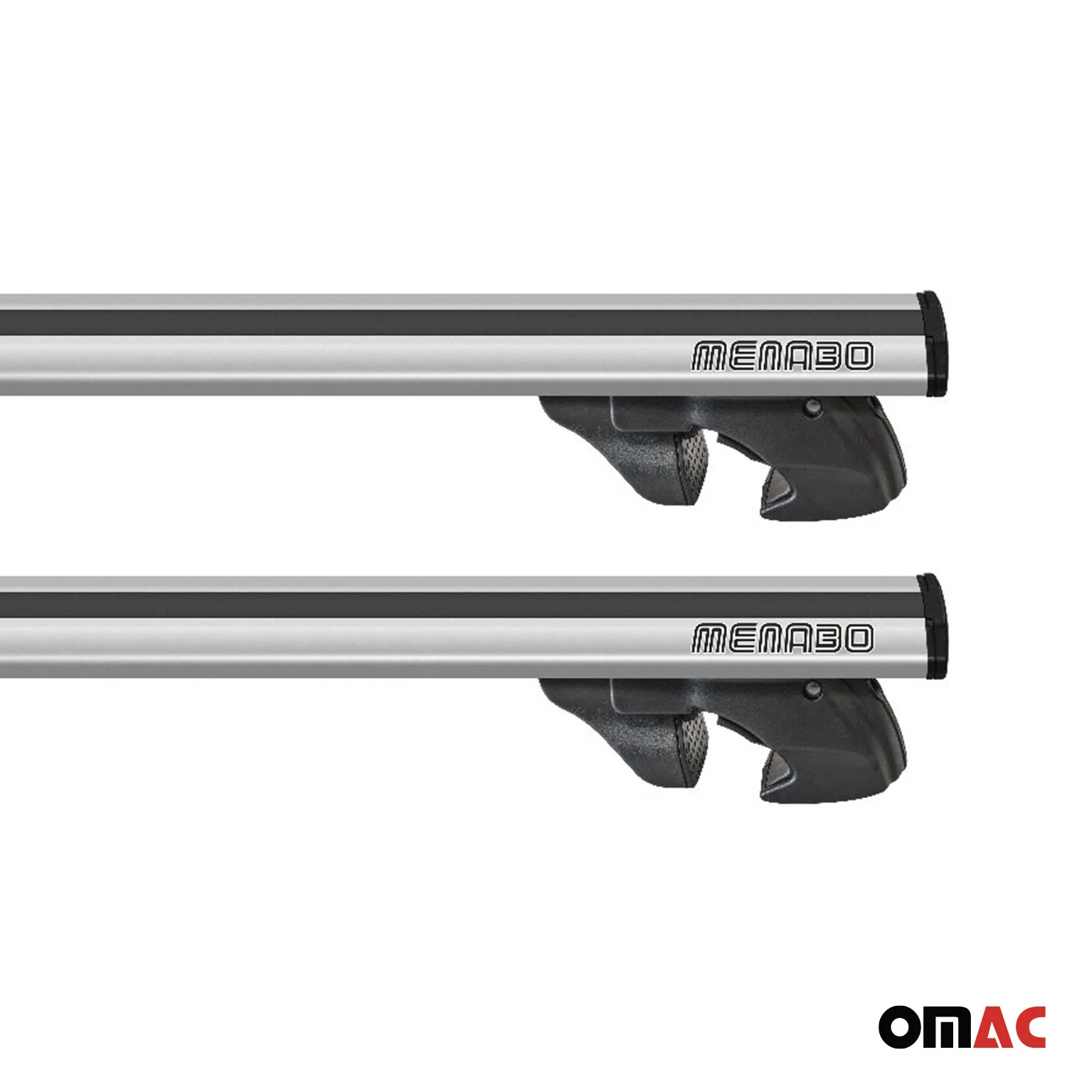 2003-2008 Mazda 6 Roof Rack Cross Bars Silver - Image 11