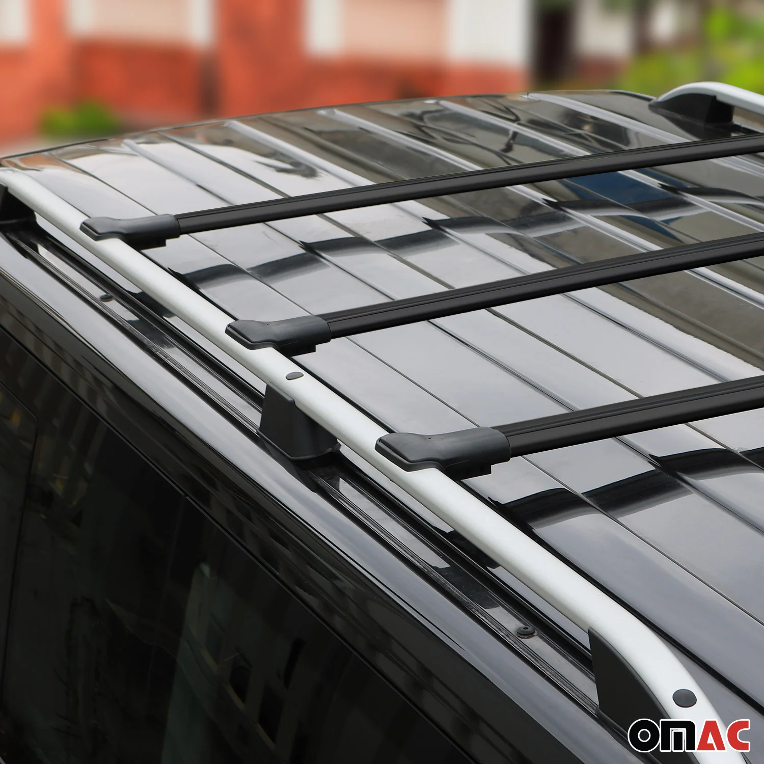 2016-2024 Mercedes Metris Roof Rack Cross Bars Black - Image 12
