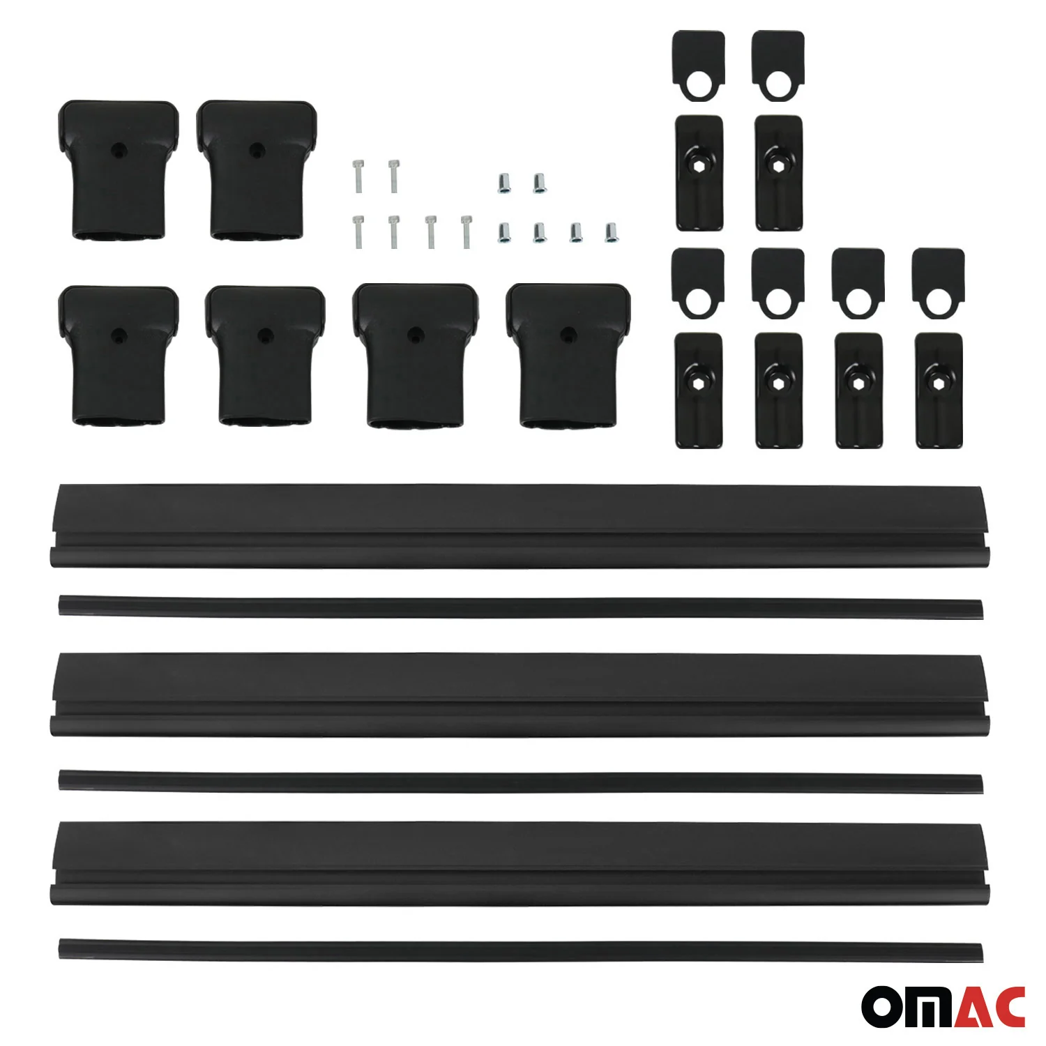 2016-2024 Mercedes Metris Roof Rack Cross Bars Black - Image 9