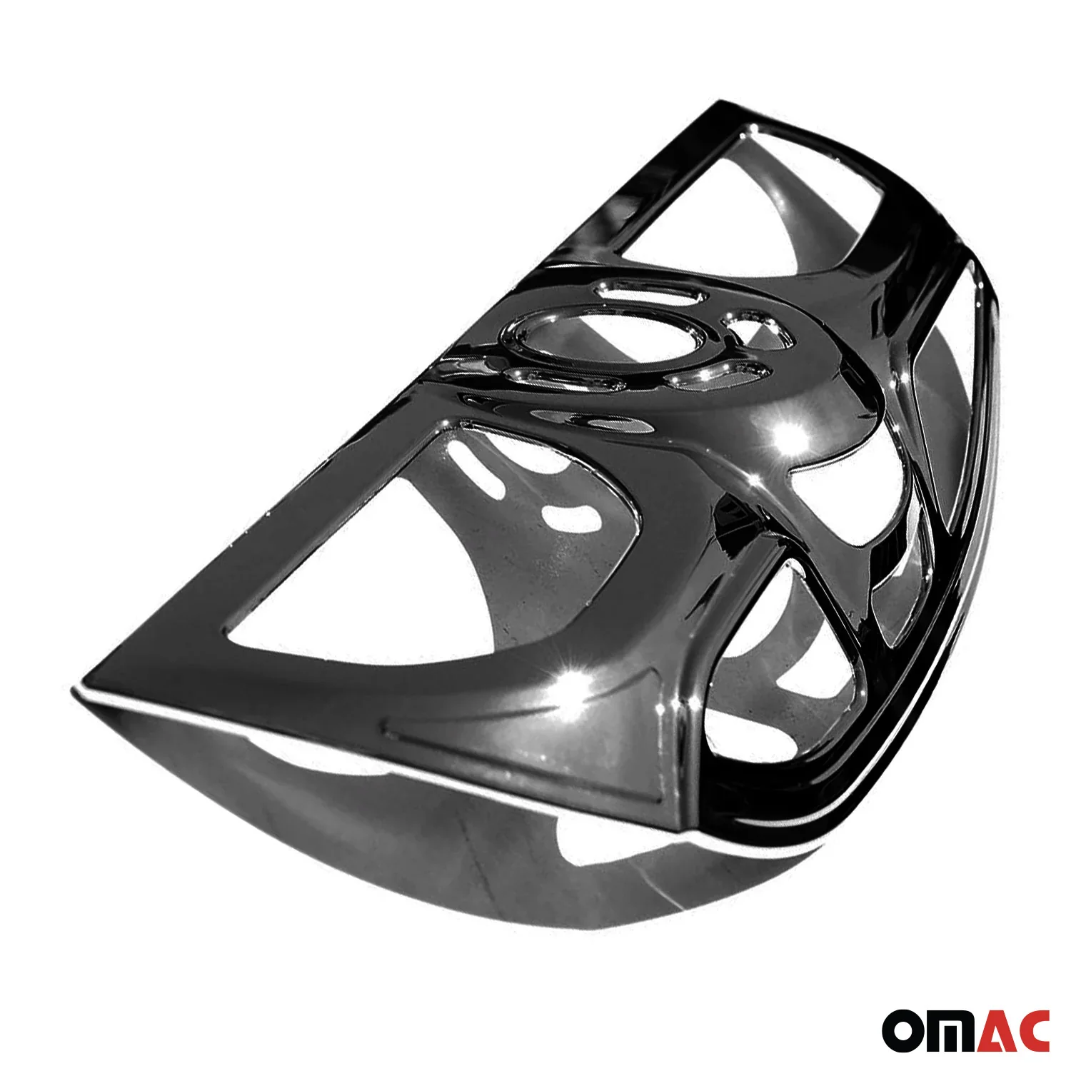2014-2019 RAM ProMaster City Trunk Tail Light Trim Frame ABS Chrome Dark 2Pcs - Image 9