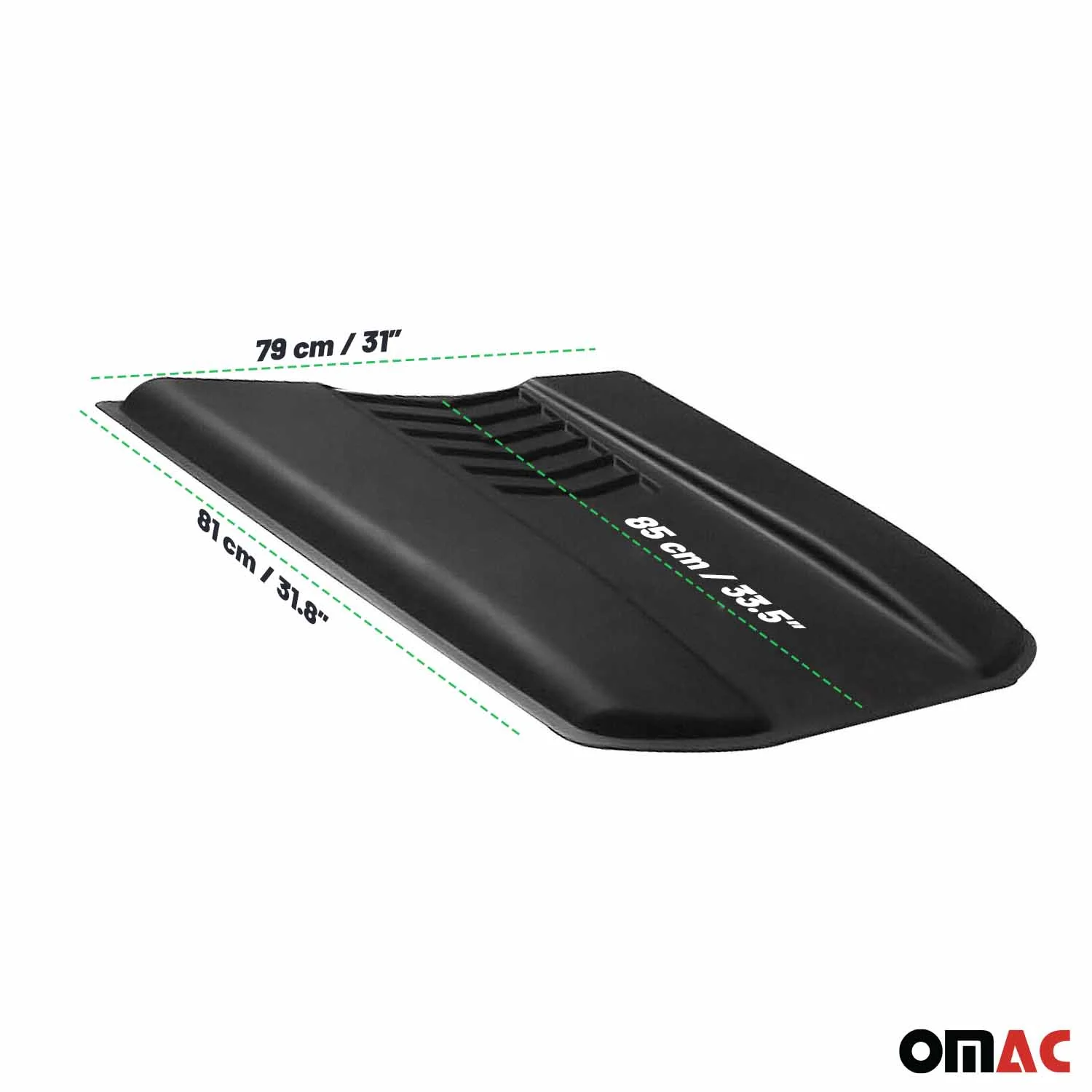 Decorative Air Flow Intake Scoop Bonnet Vent Hood - Image 3