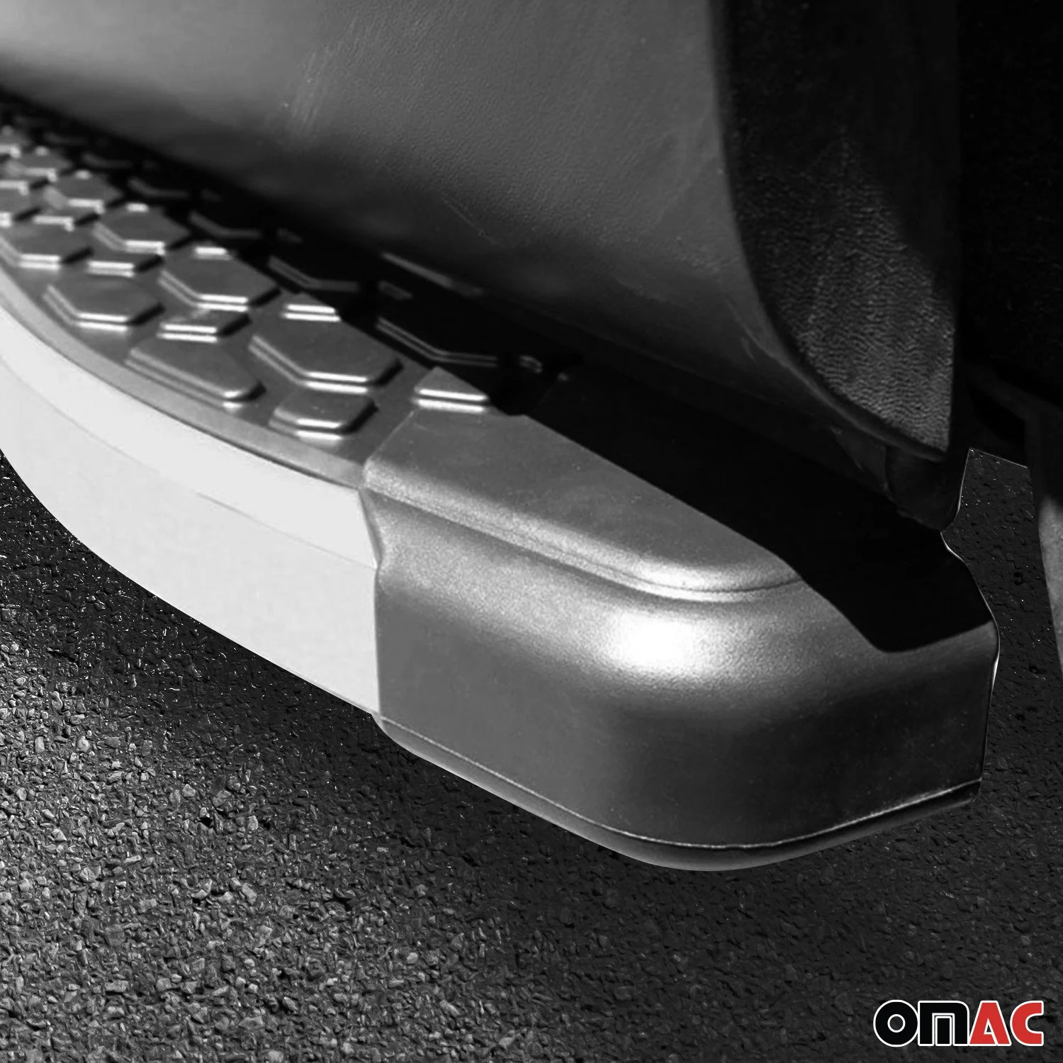 2007-2012 Dodge Nitro Running Boards Side Steps Silver & Black - Image 5