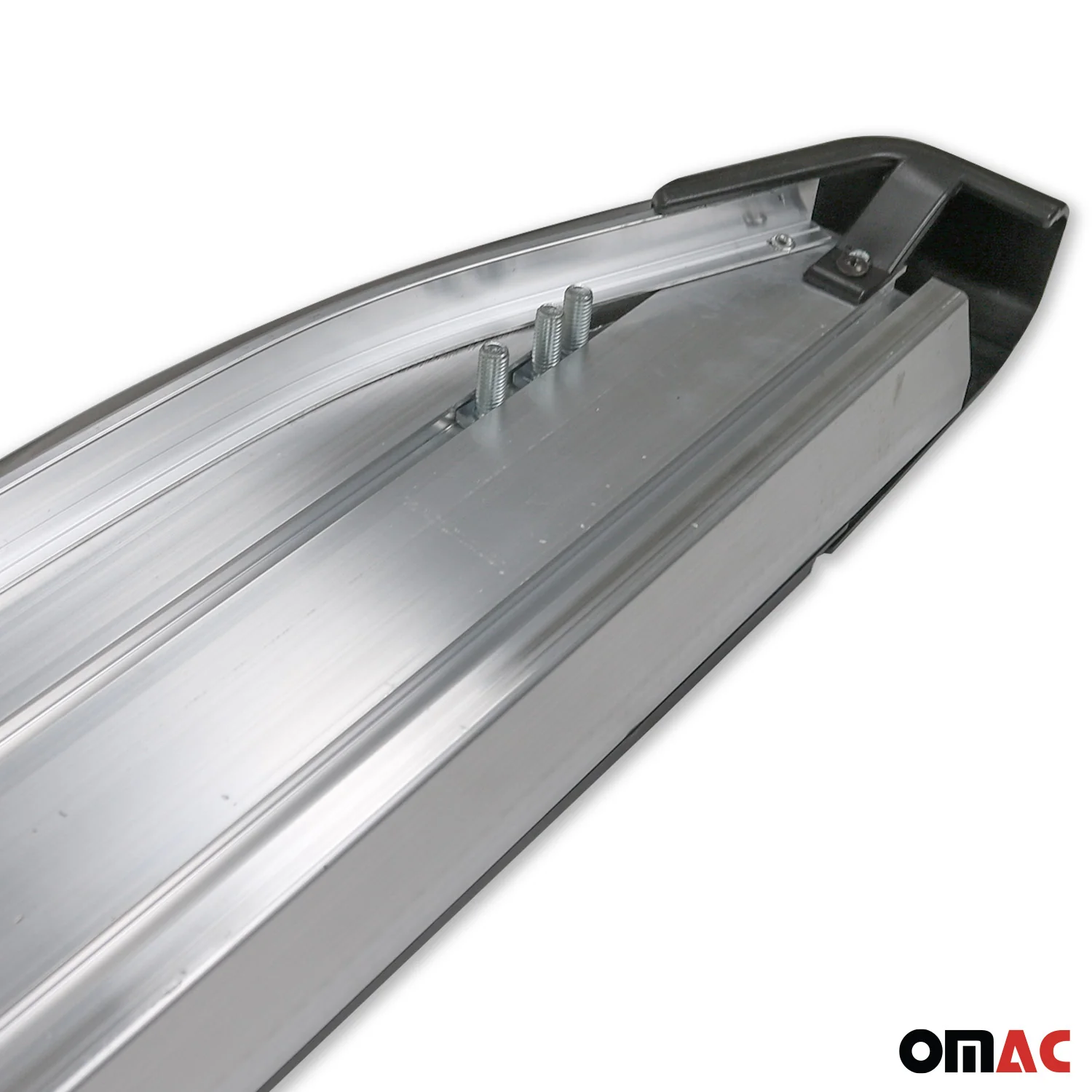 2007-2012 Dodge Nitro Running Boards Side Steps Silver & Black - Image 8