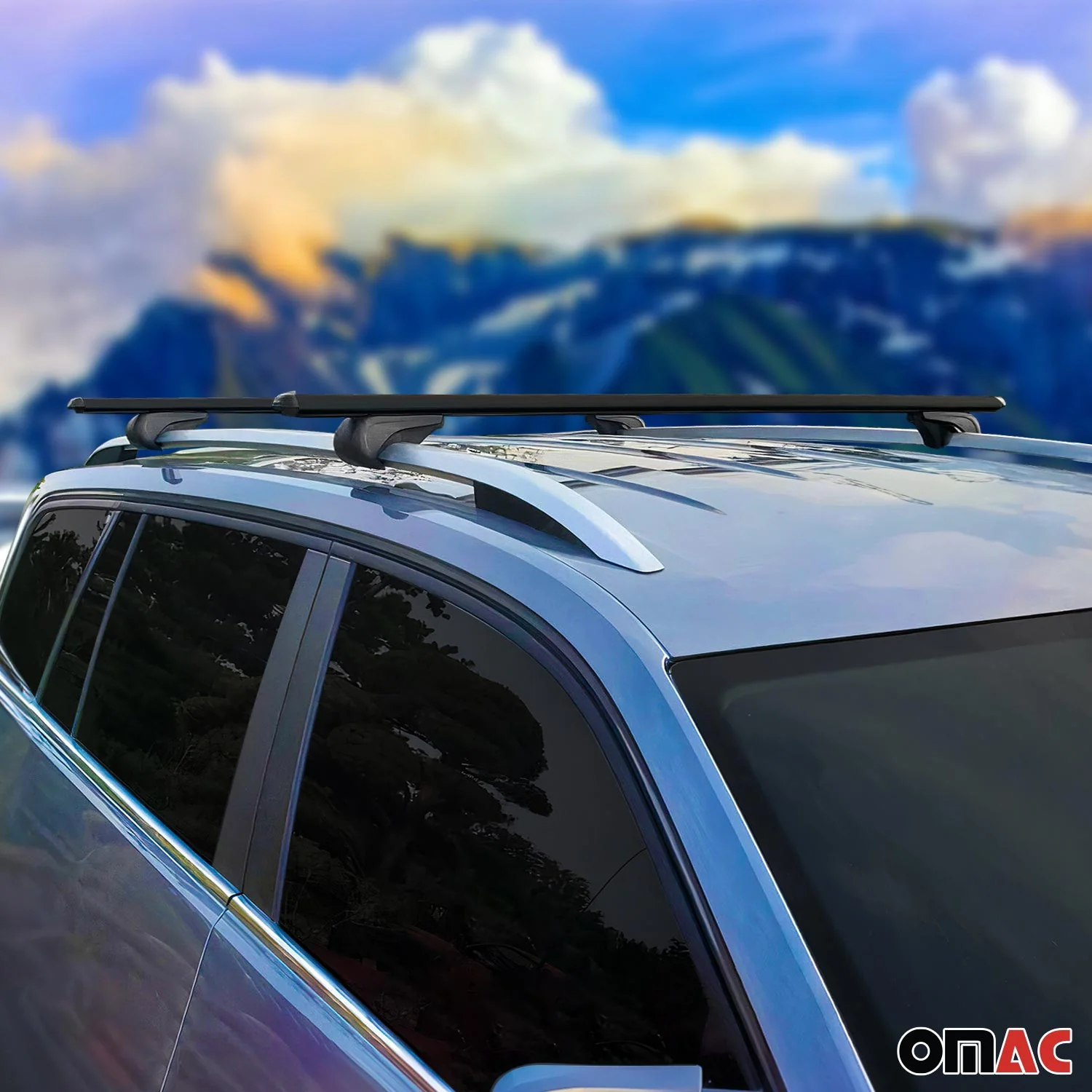 2015-2022 RAM ProMaster City Roof Rack Cross Bars Black - Image 3