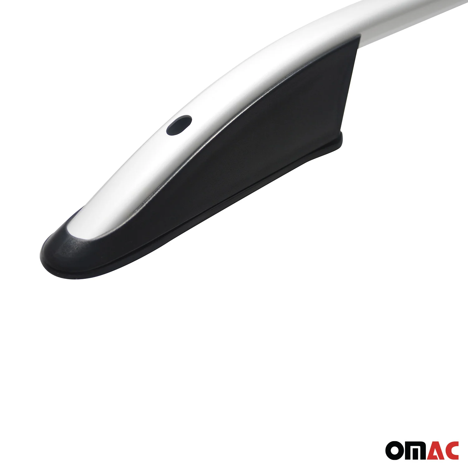2015-2022 RAM Promaster City L2 Long Roof Rack Rails Side Rails Silver - Image 9