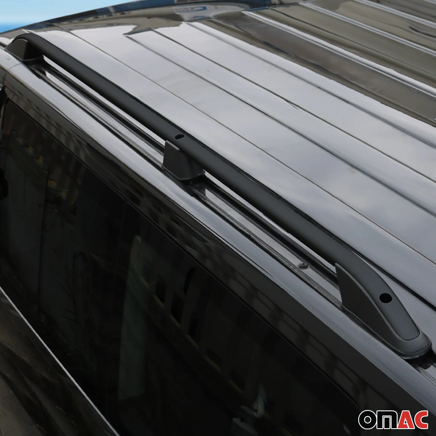 2015-2022 RAM Promaster City L2 Long Roof Rack Rails Side Rails Black - Image 7