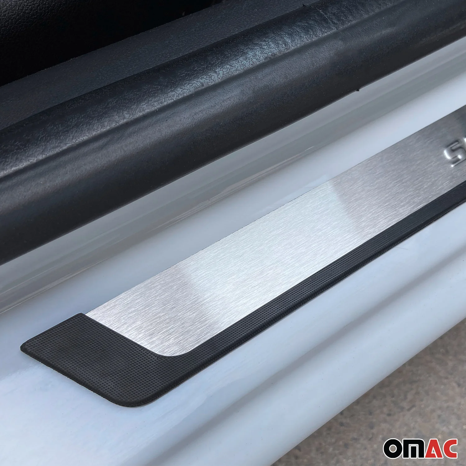 Lexus LS LX NX RX Door Sill Scuff Plate Scratch Protector Sport Stainless Steel Silver 2 Pcs - Image 6