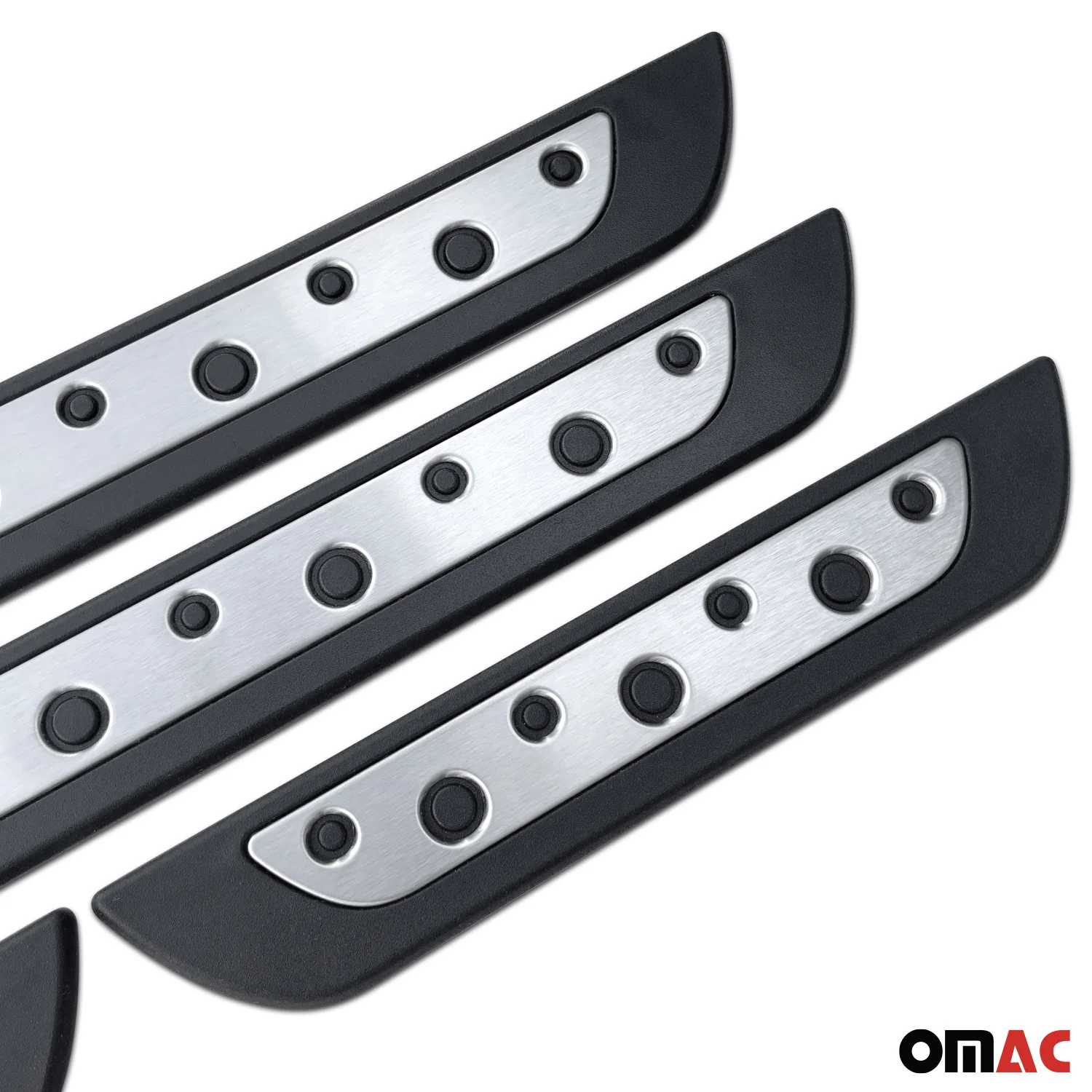 Chevrolet Avalanche Door Sill Scuff Plate Scratch Protector Stainless Steel Silver 4 Pcs - Image 8