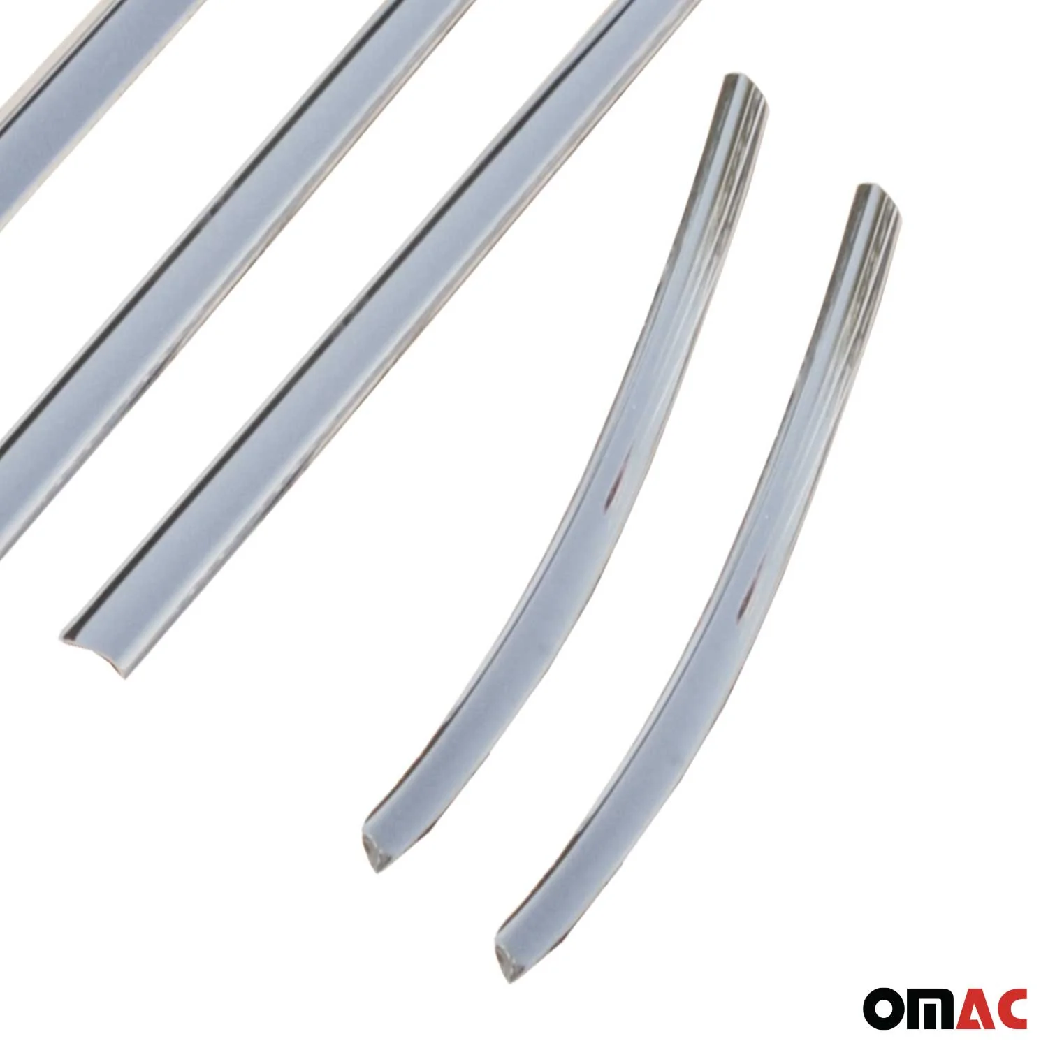 2014-2020 Fiat 500L Window Molding Trim Streamer Stainless Steel Silver 6Pcs - Image 9