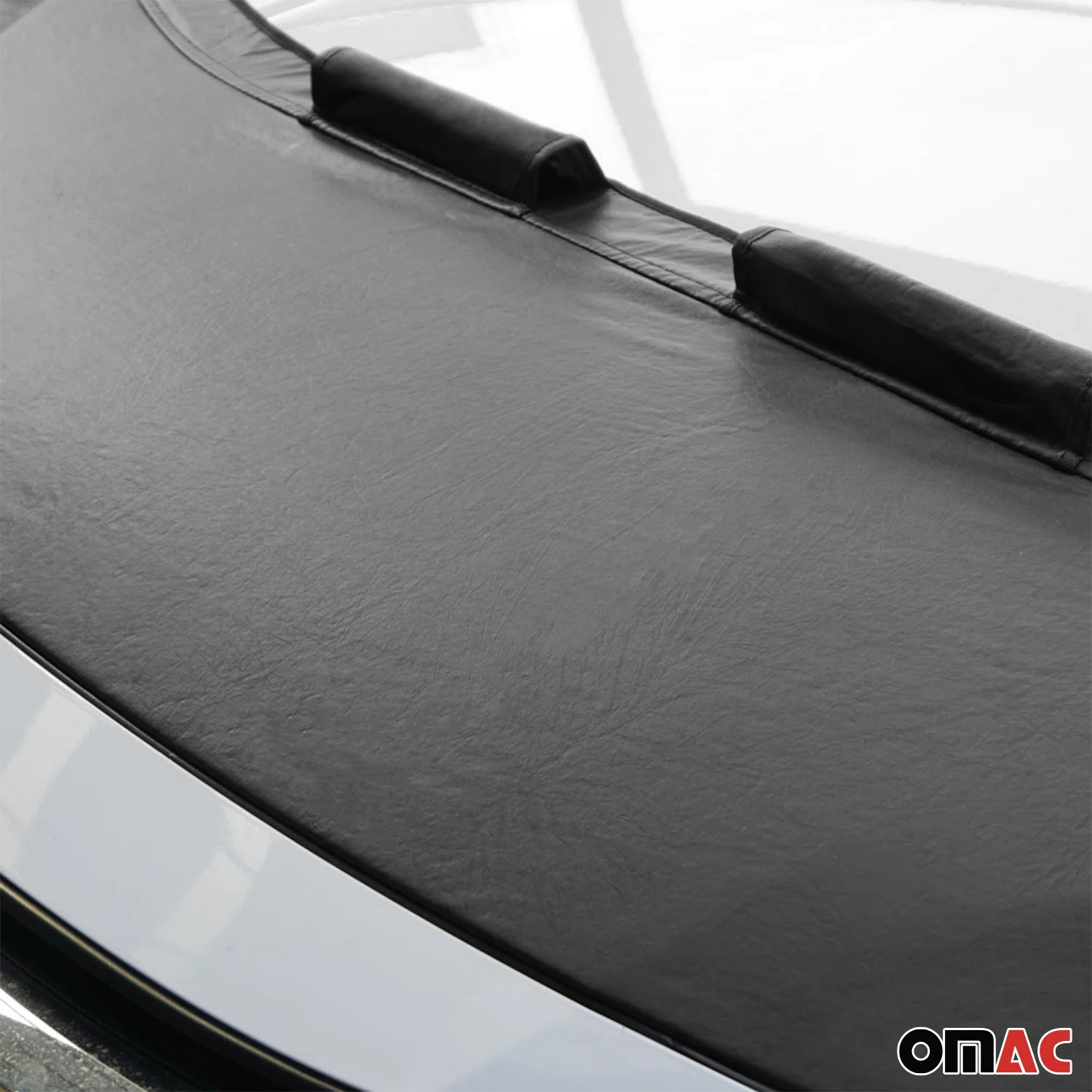 2014-2020 Fiat 500L Car Bonnet Mask Hood Bra Black 1 Pc - Image 8