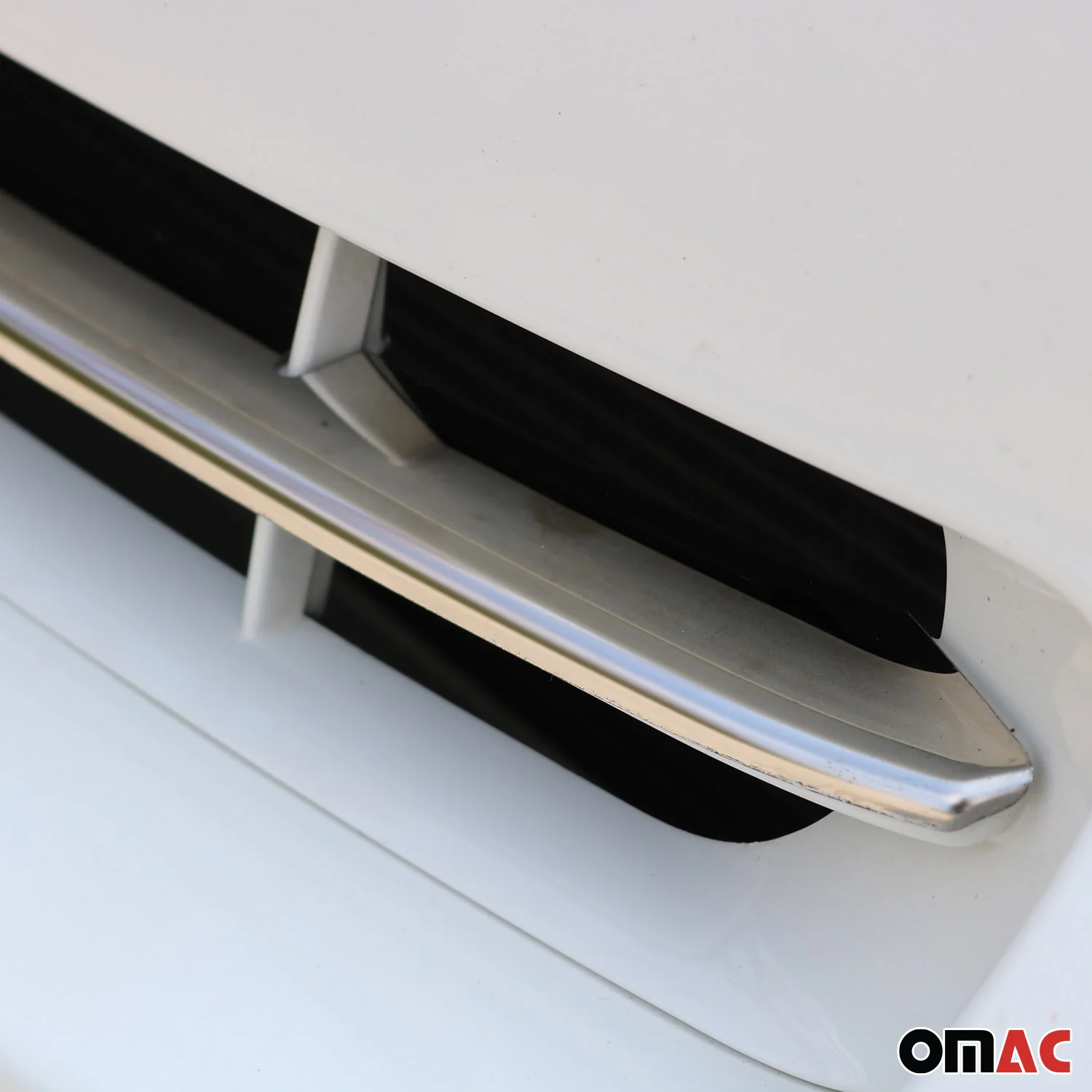 2014-2020 Fiat 500L Popstar Front Bumper Grill Trim Molding Stainless Steel Silver - Image 7