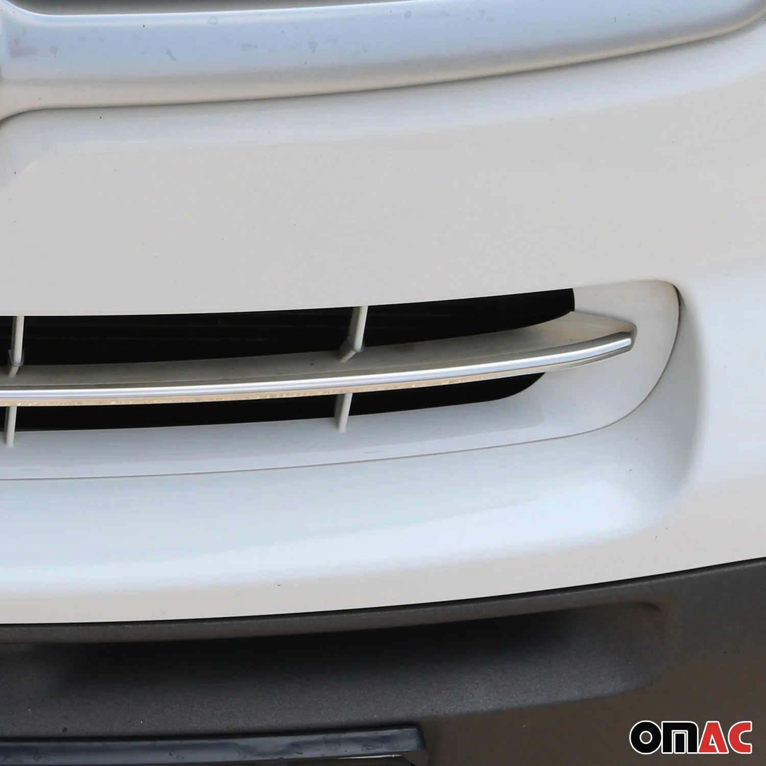 2014-2020 Fiat 500L Popstar Front Bumper Grill Trim Molding Stainless Steel Silver - Image 8