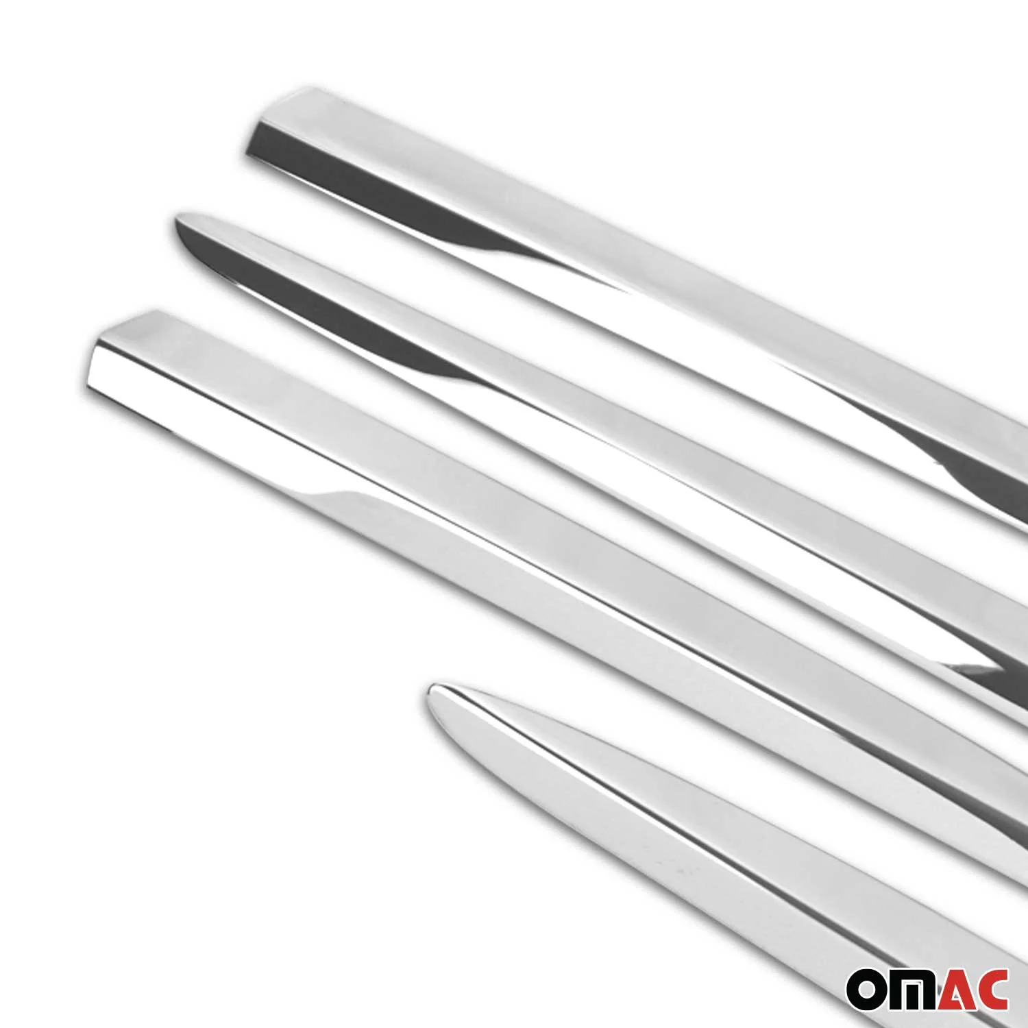 2016-2023 Fiat 500X Side Door Molding Trim Skirt Garnish Stainless Steel Silver 4 Pcs - Image 10