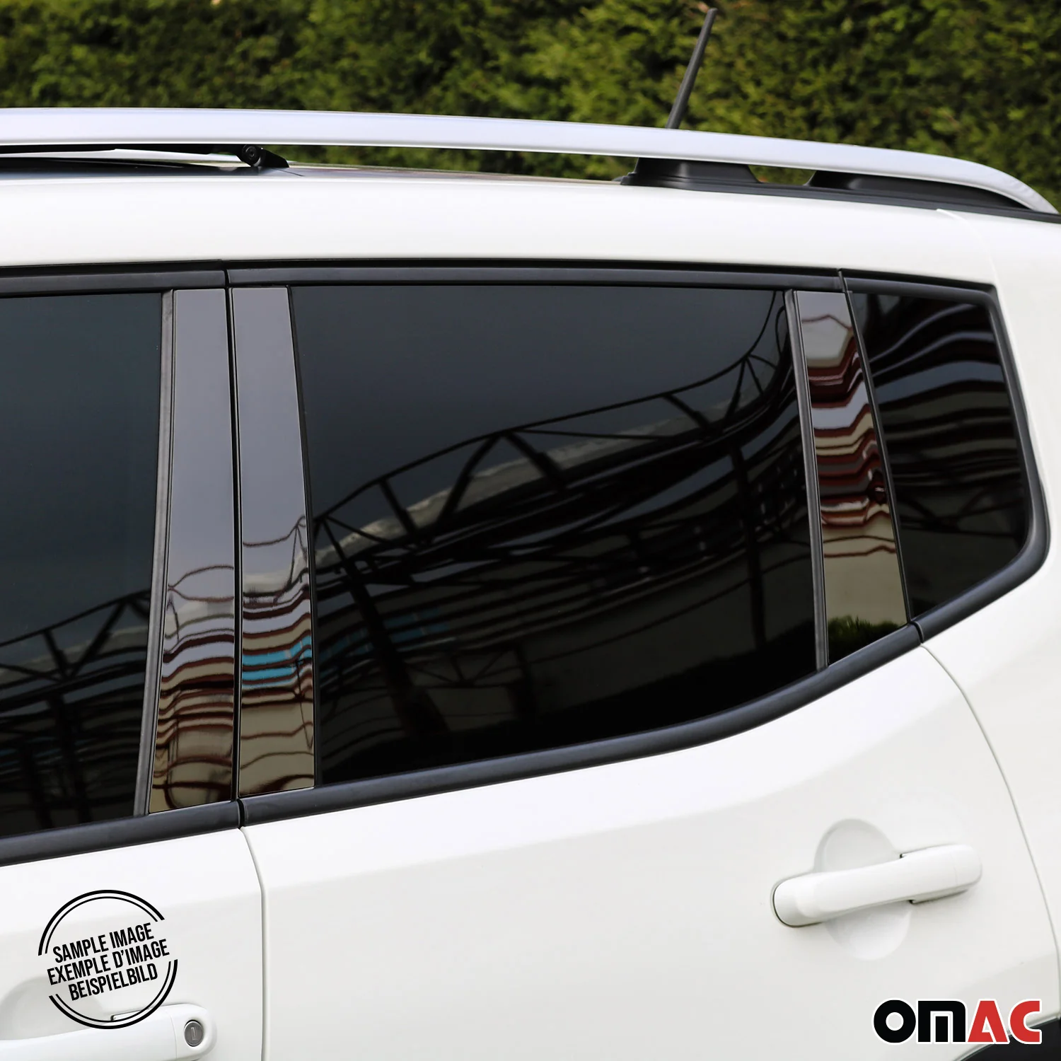2013-2022 Buick Encore Window B Pillar Posts Door Trim Cover Stainless Steel Dark 6x - Image 3