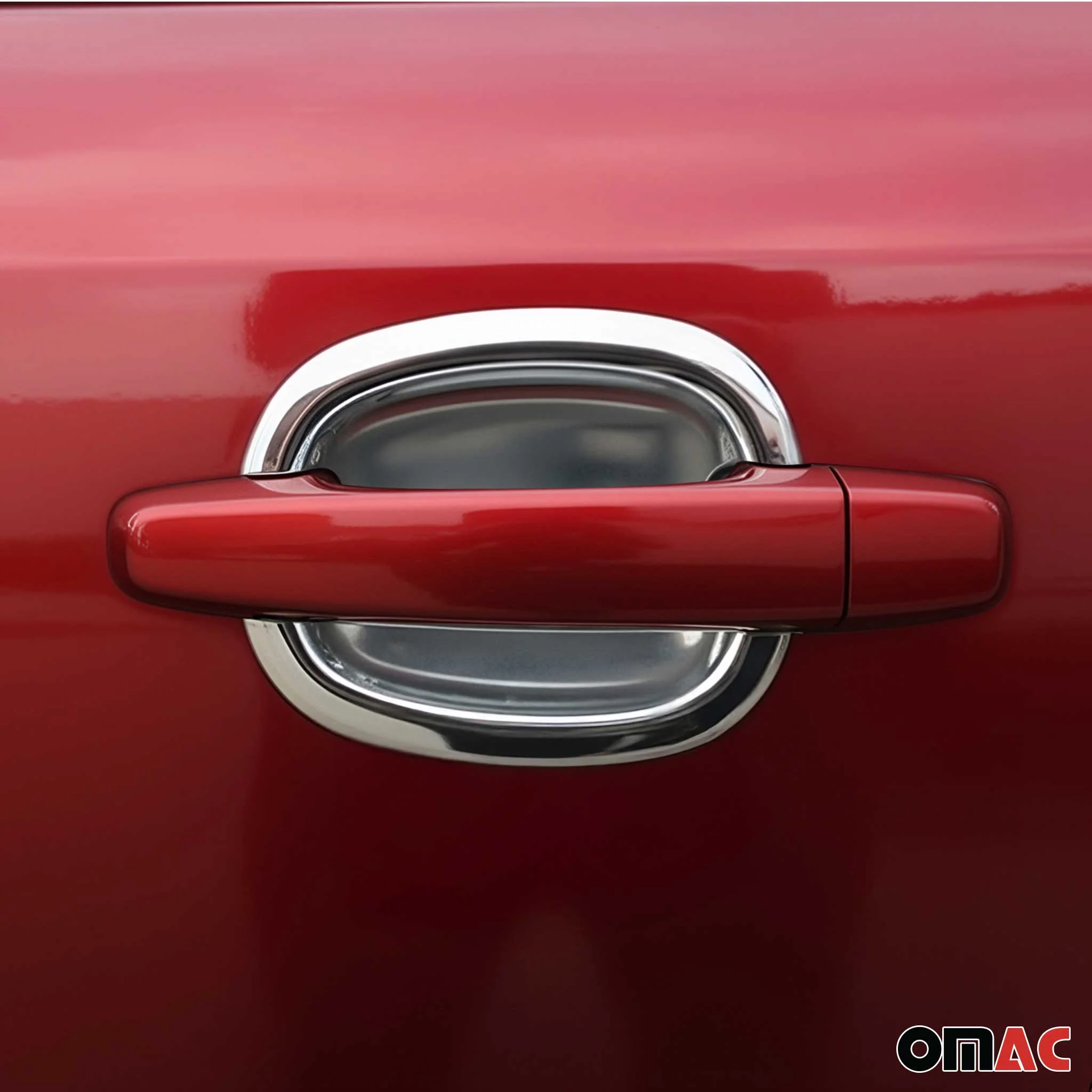 2007-2015 Chevrolet Aveo Camaro Cruze Malibu Sonic Car Door Handle Bowl Cover Protector Silver Chrome - Image 3