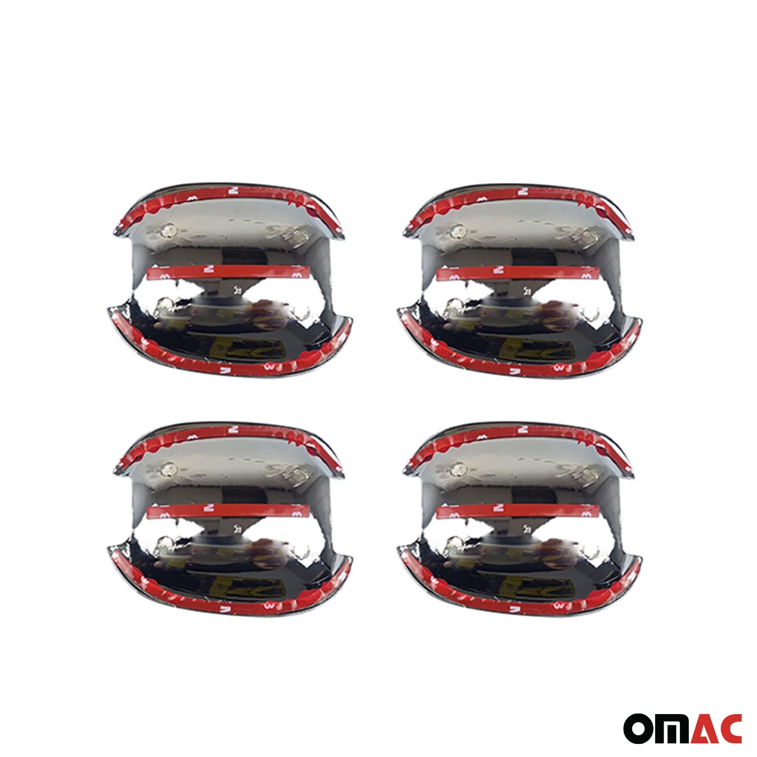 2007-2015 Chevrolet Aveo Camaro Cruze Malibu Sonic Car Door Handle Bowl Cover Protector Silver Chrome - Image 5