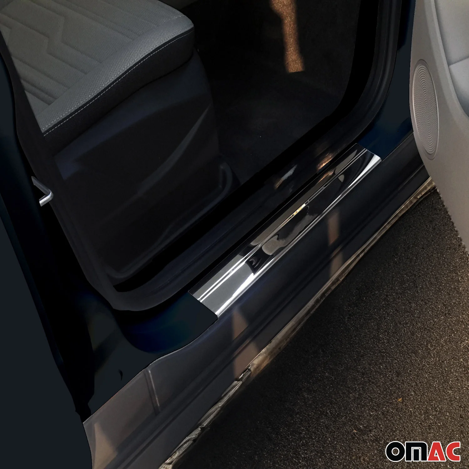 2014-2019 Ford Transit Connect Rear Bumper Sill Guard & Door Sill Cover Set - Image 5