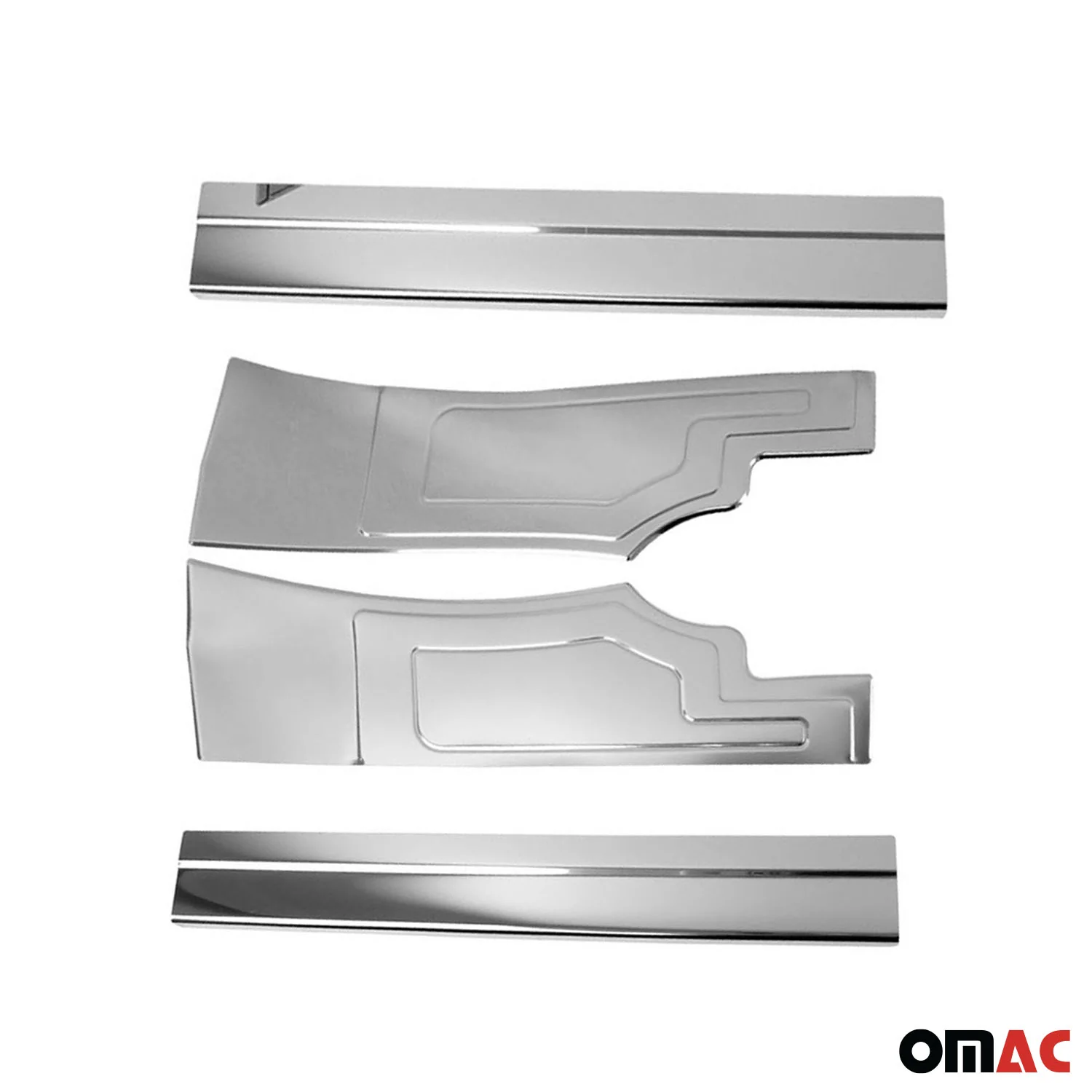 2014-2019 Ford Transit Connect Rear Bumper Sill Guard & Door Sill Cover Set - Image 8