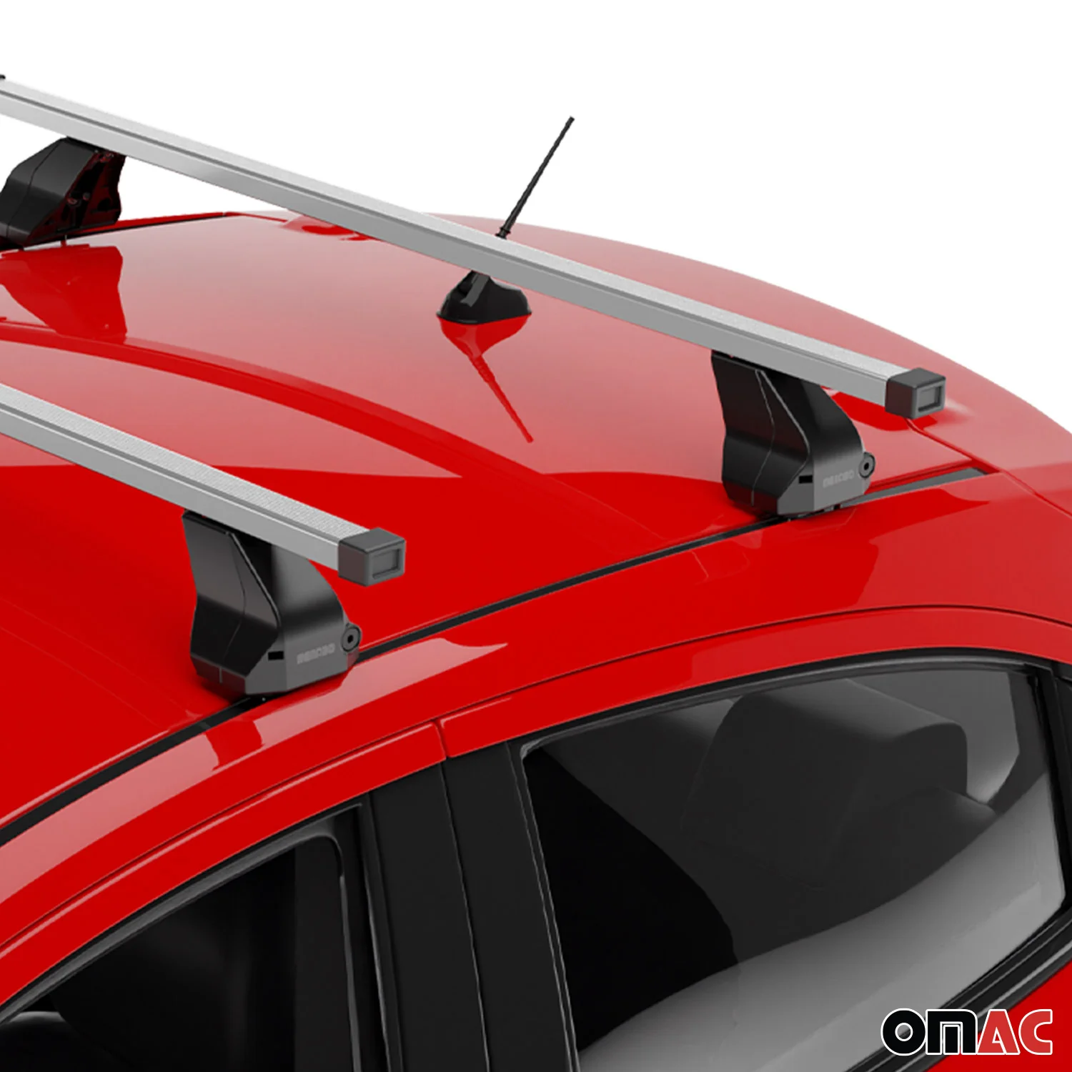 2013-2018 Mercedes A Class W176 Hatchback Roof Rack Cross Bars Silver - Image 6