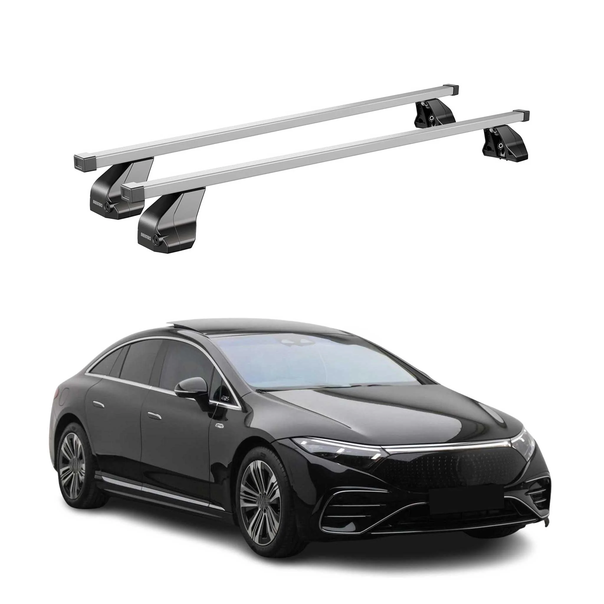 2022-2024 Mercedes EQS V297 Roof Rack Cross Bars Silver
