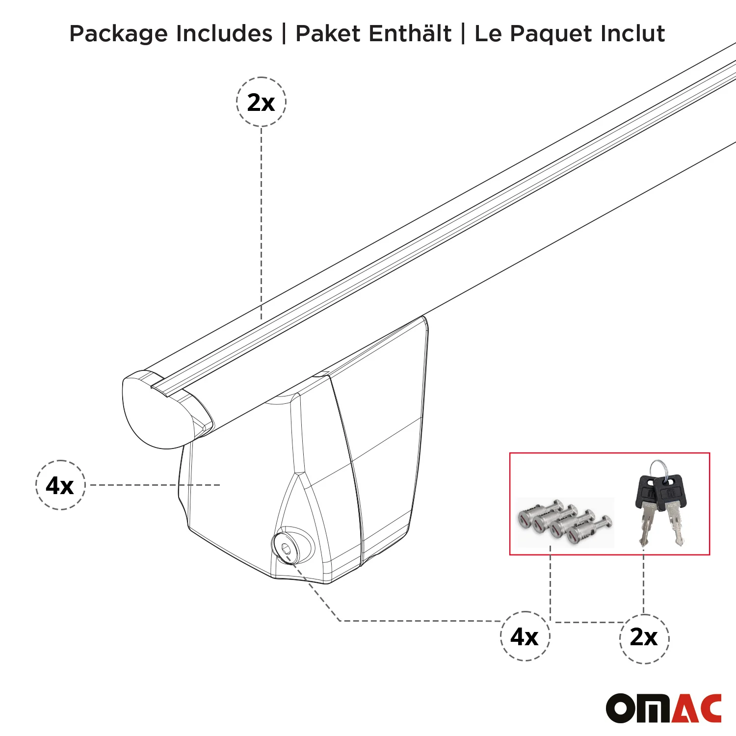 2015-2019 Mercedes CLA Shooting Brake X117 Roof Rack Cross Bars Black - Image 9