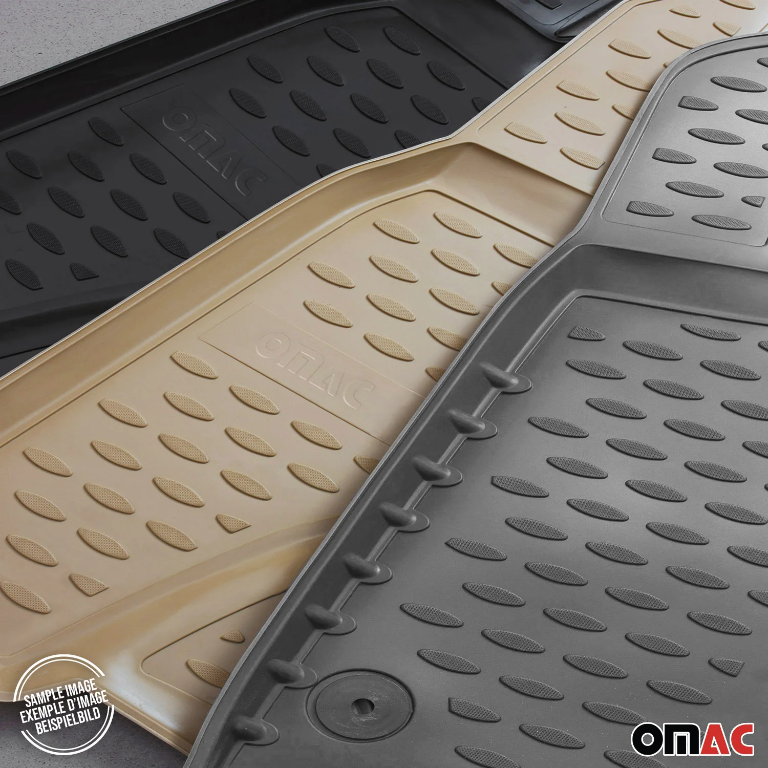 2010-2013 Lexus GX 460 Floor Mats Liners Full Set All Weather Beige - Image 9