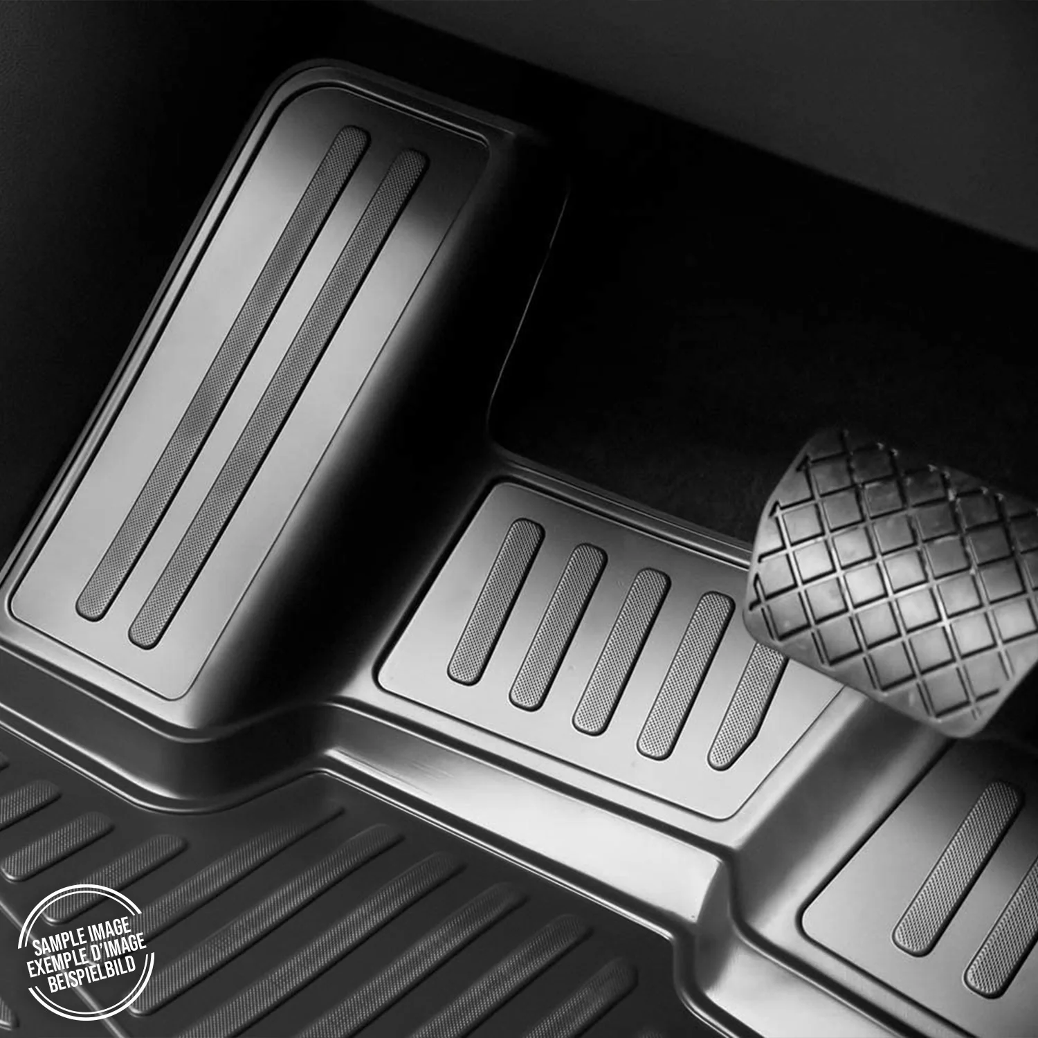 2004-2009 Mercedes E Class W211 Sedan Floor Mats & Cargo Liner Full Set All Weather Black - Image 8