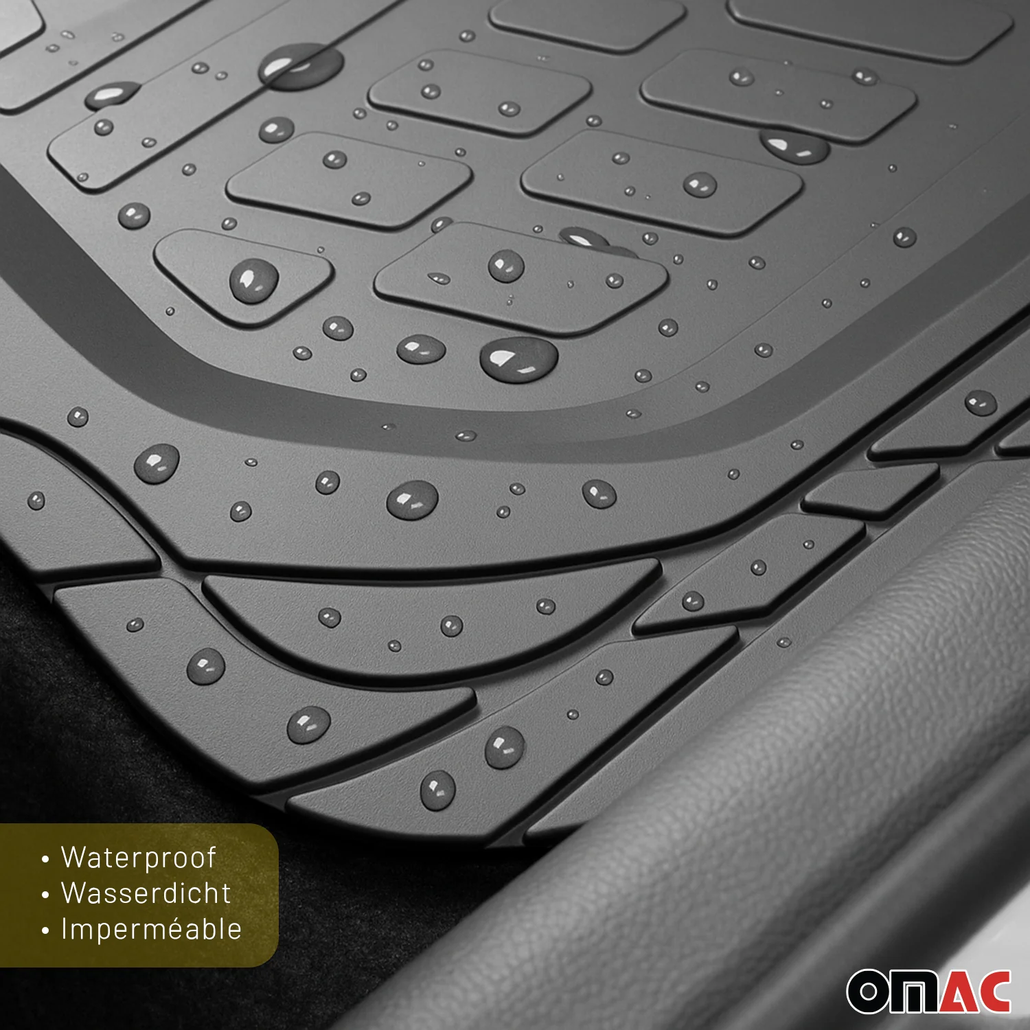 BMW X5 Heavy Duty Trim to fit Floor Mats Liner Black All Weather 4Pcs - Image 9