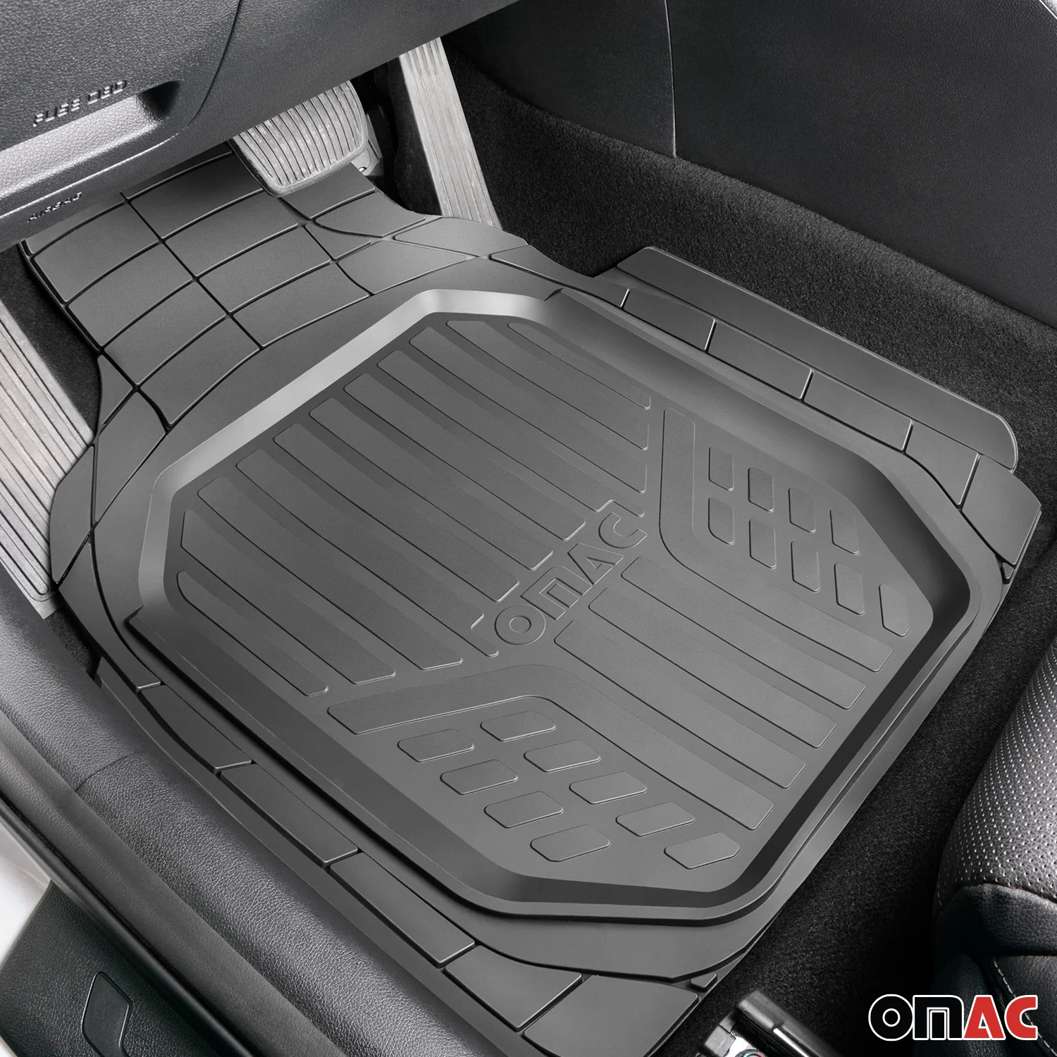 2019-2026 BMW X7 G07 Heavy Duty Trim to fit Floor Mats Liner Black All Weather 4Pcs - Image 2