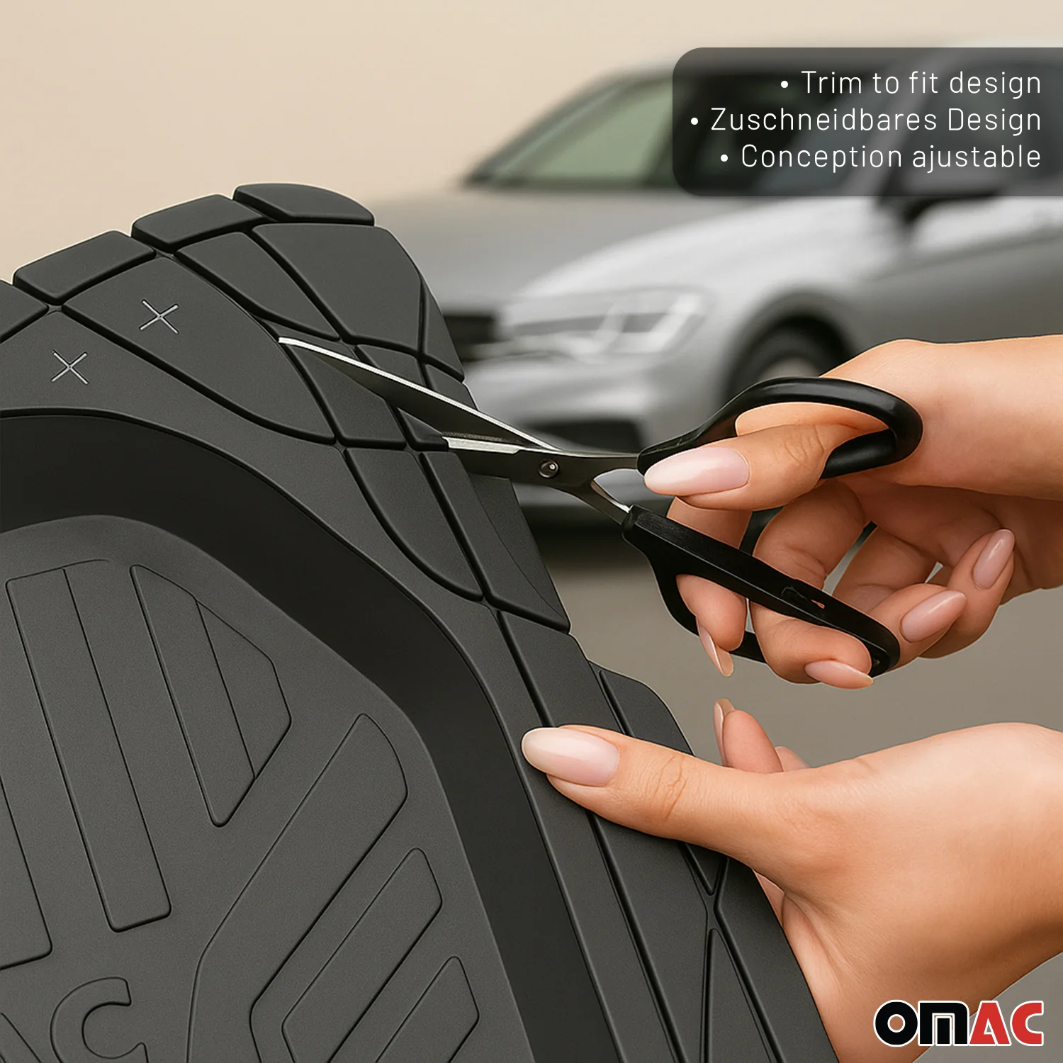Kia Optima Heavy Duty Trim to fit Floor Mats Liner Black All Weather 4Pcs - Image 5