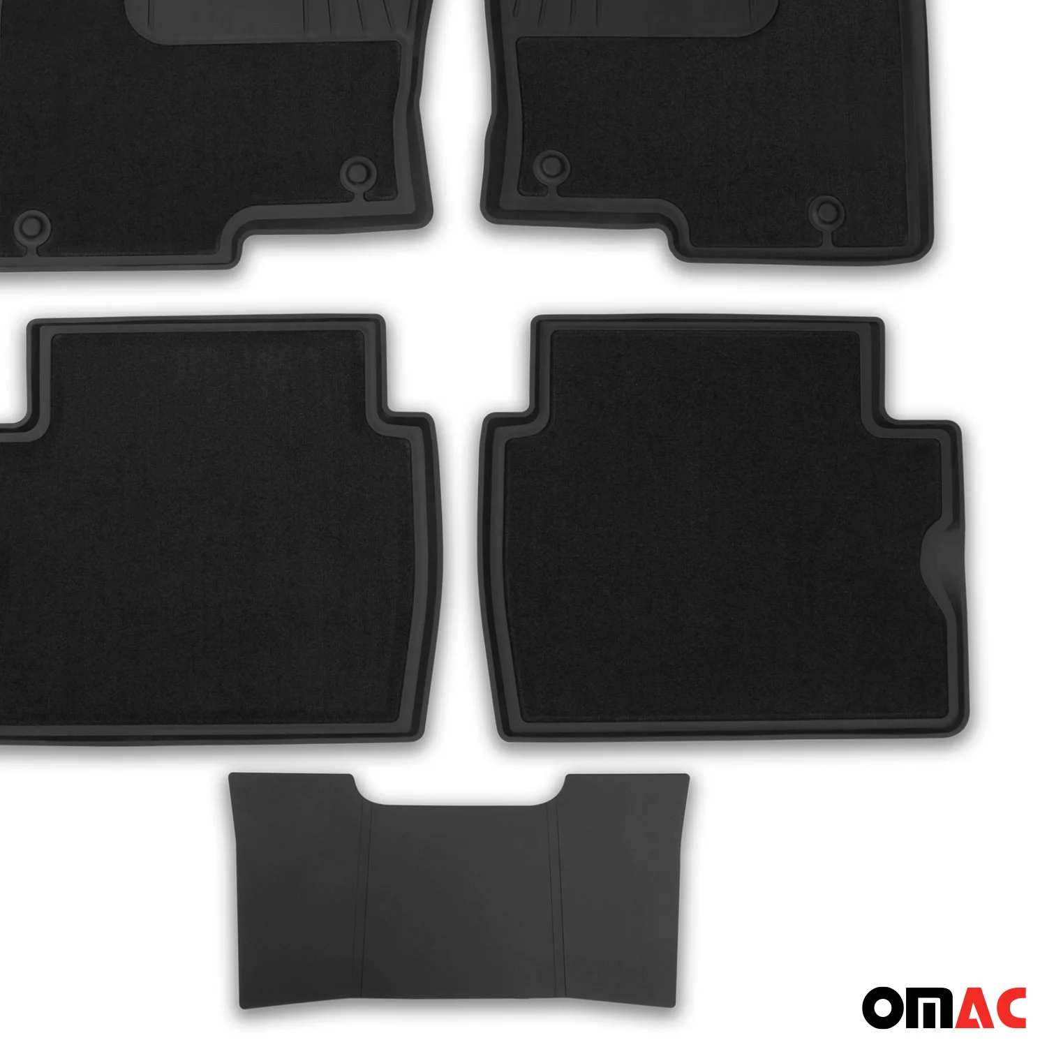2017-2025 Mazda CX-5 2.gen Floor Mats Liners Full Set All Weather Black - Image 5