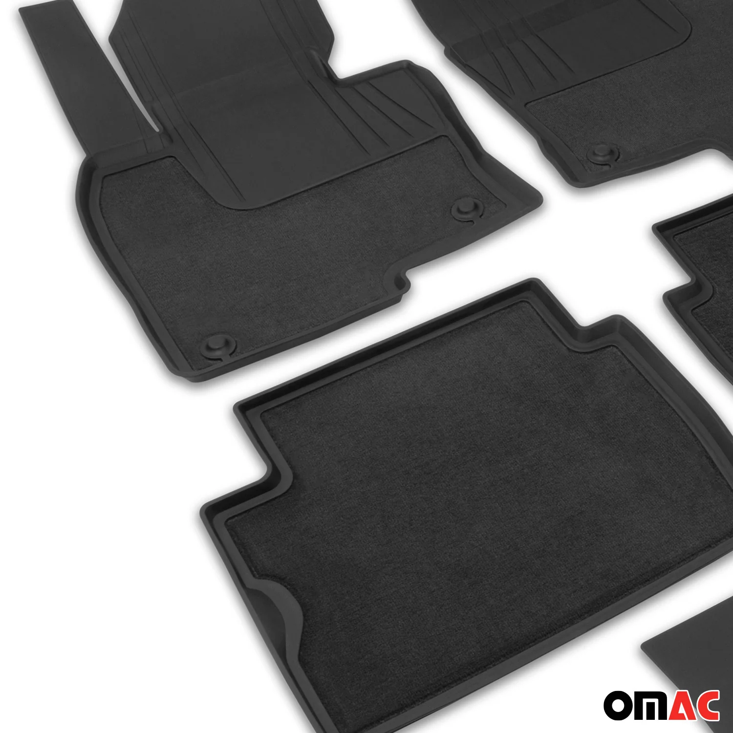 2017-2025 Mazda CX-5 2.gen Floor Mats Liners Full Set All Weather Black - Image 7