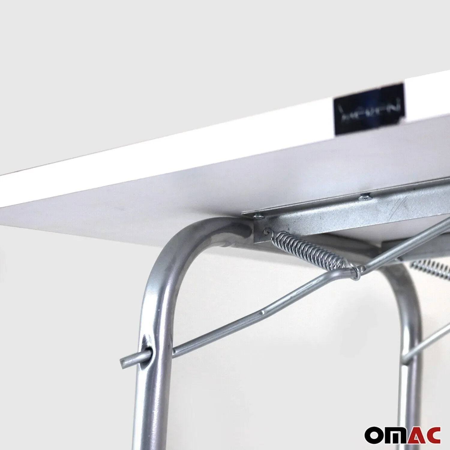 Folding Table Portable White Indoor Outdoor BBQ Picnic Party White Camp Table - Image 6